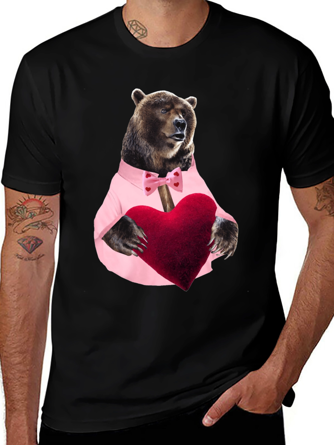 Variant 17 of Bear with Heart Valentine's Day T-Shirt