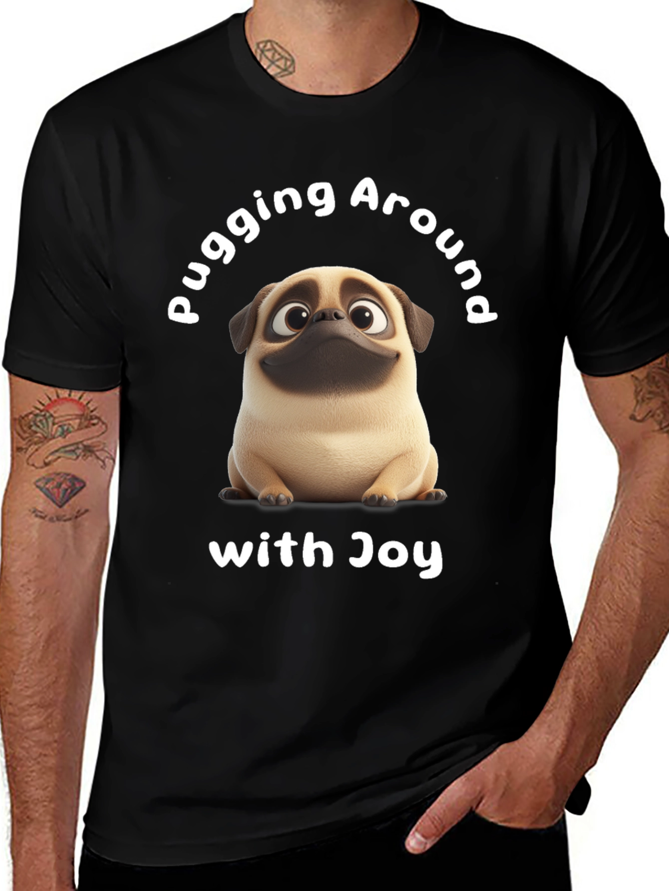 Variant 28 of Pugging Around with Joy Tee