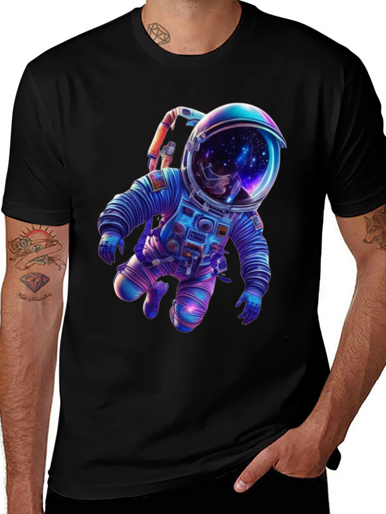 Variant 21 of Astronaut Graphic Tee - Space Cadet T-Shirt