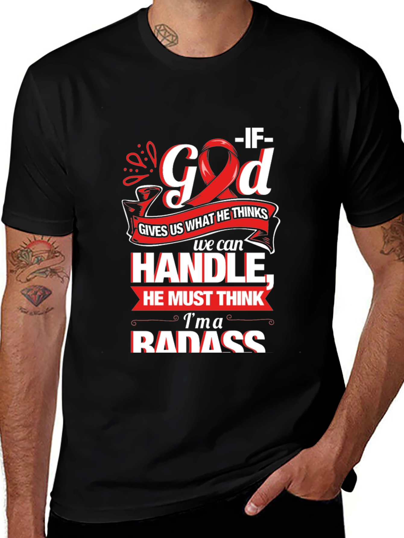 Variant 14 of God Gives Us What He Thinks T-Shirt