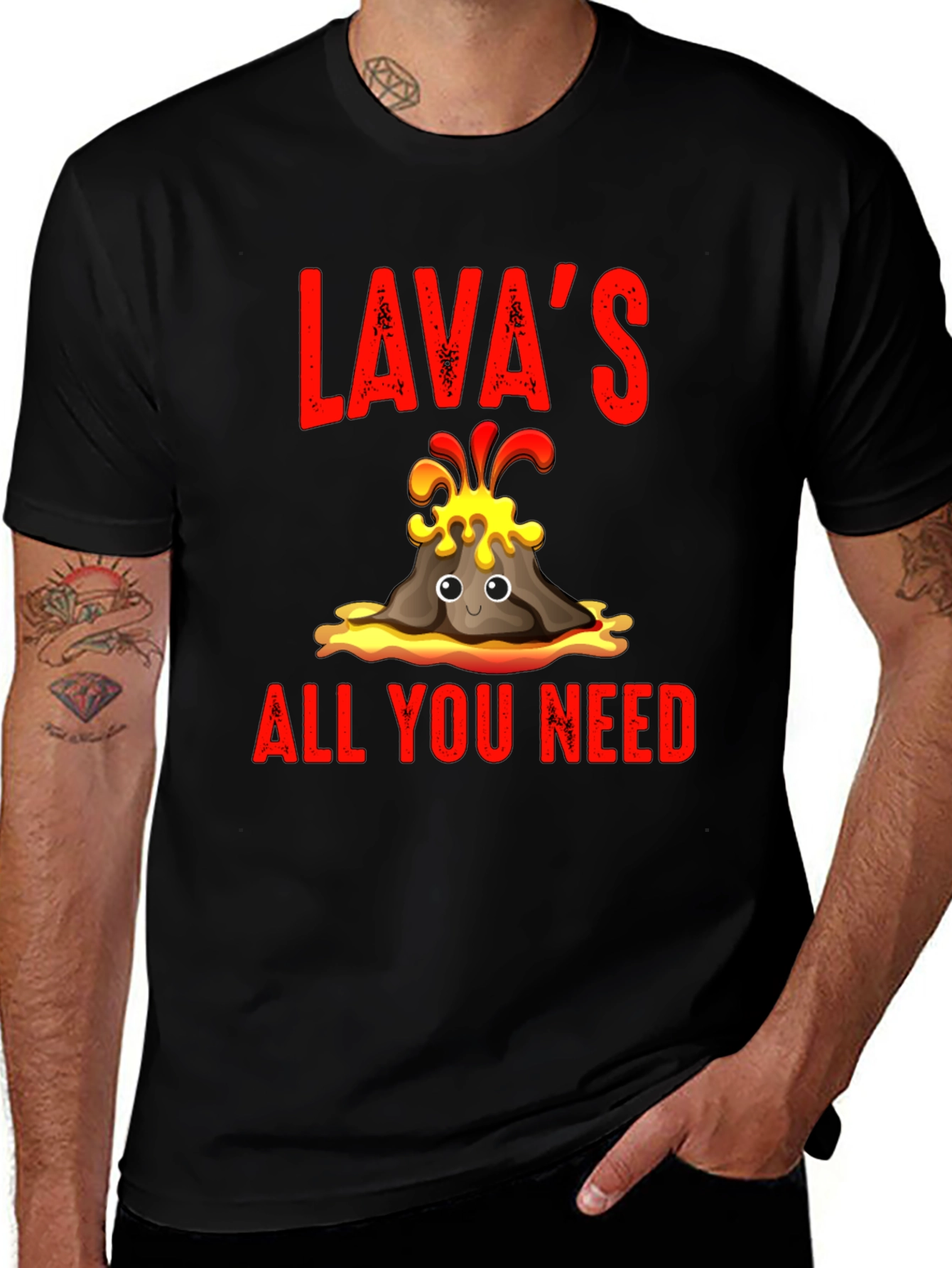 Lava's All You Need T-Shirt - Fun Volcano Design