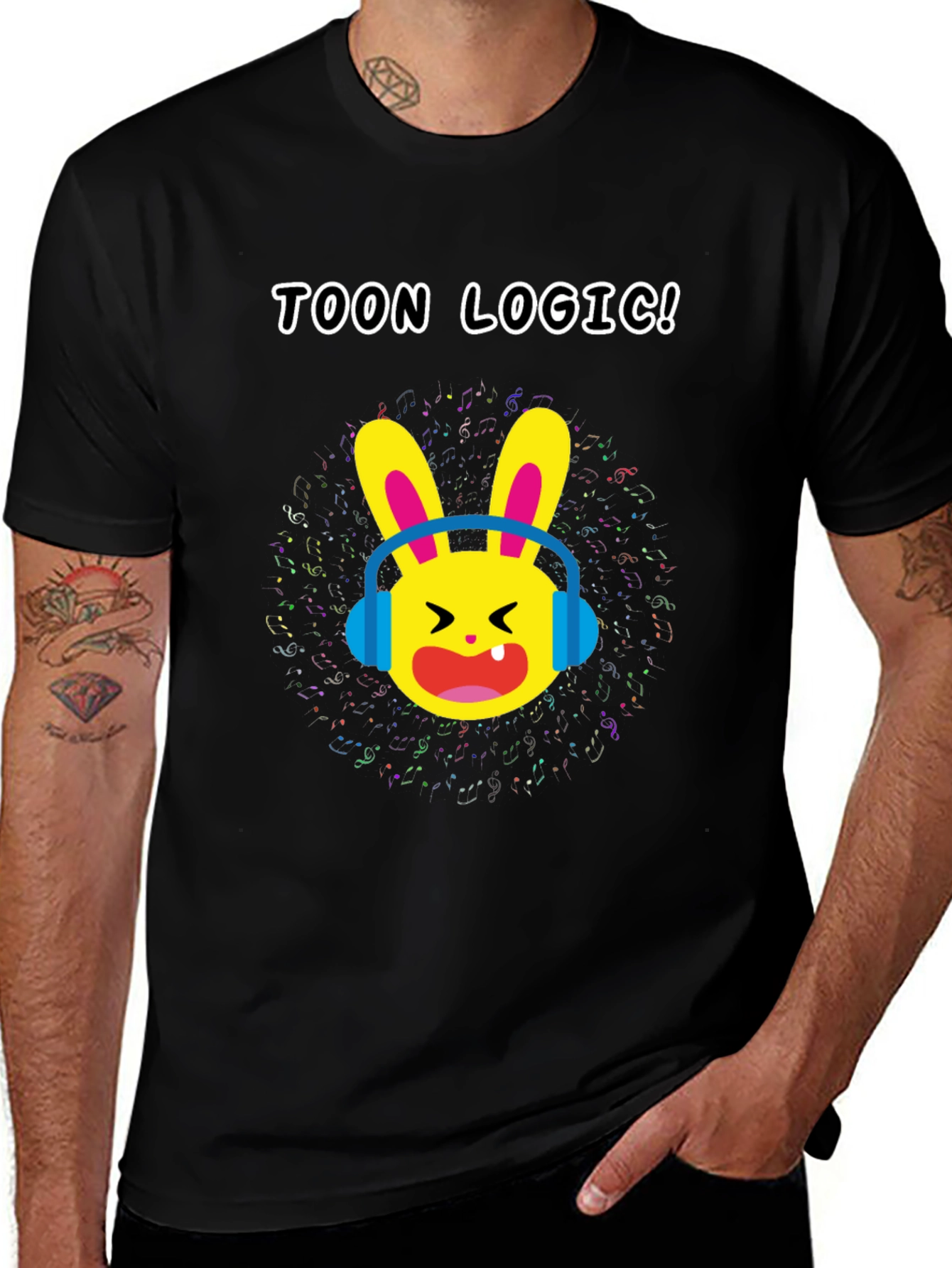 Variant 28 of Toon Logic! Graphic Print Cotton T-Shirt