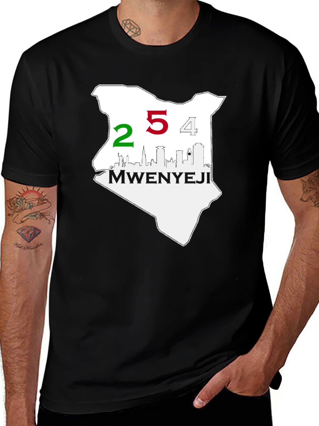 Kenya 254 Pride Tee - Men's Graphic T-Shirt