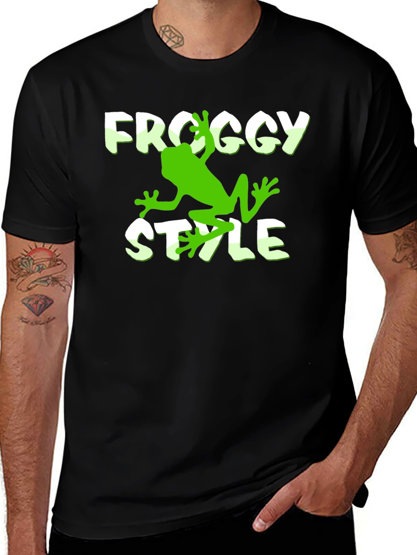Variant 8 of Froggy Style T-Shirt - Cool Graphic Tee