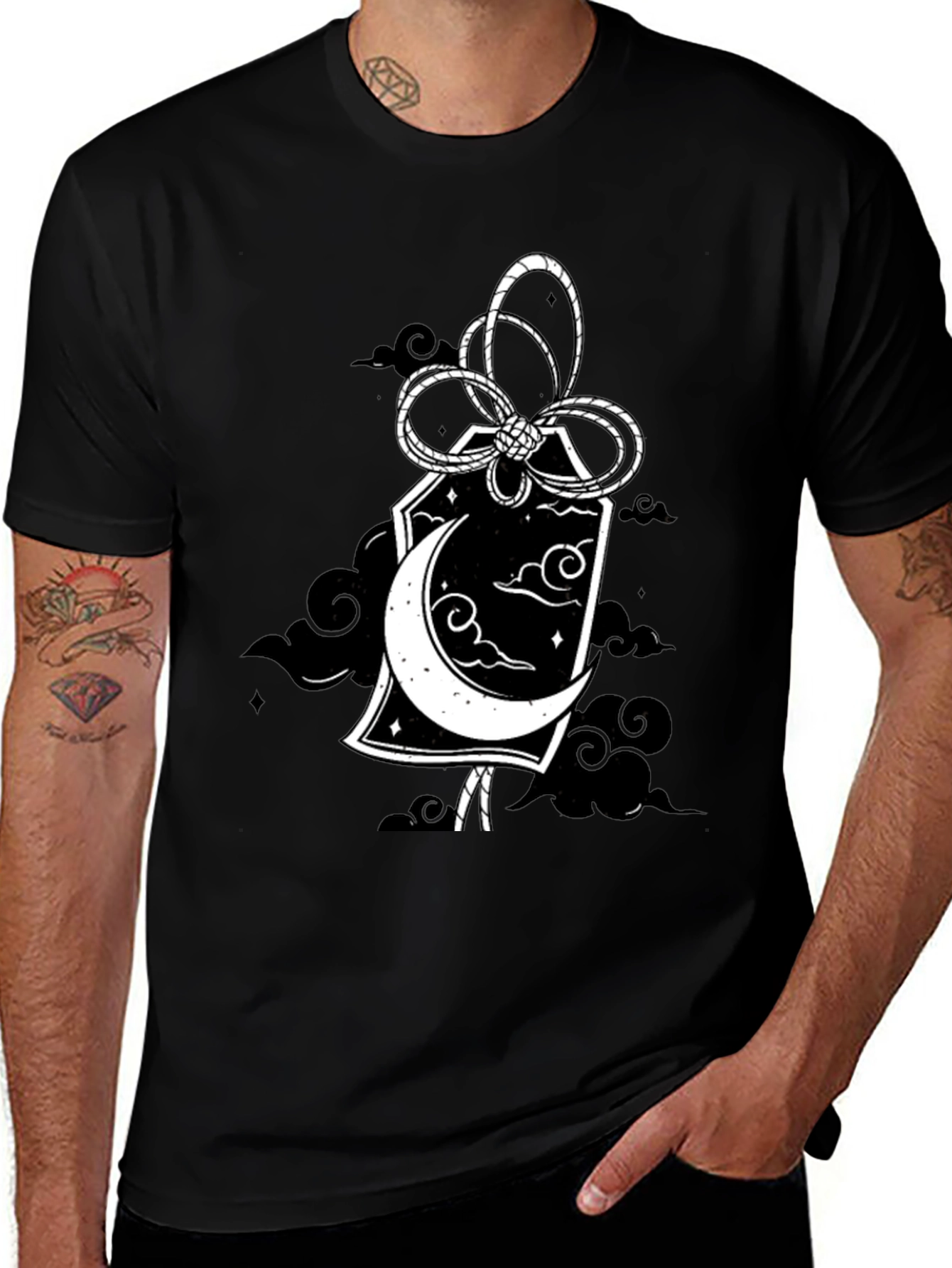 Variant 9 of Lunar Amulet Black T-Shirt