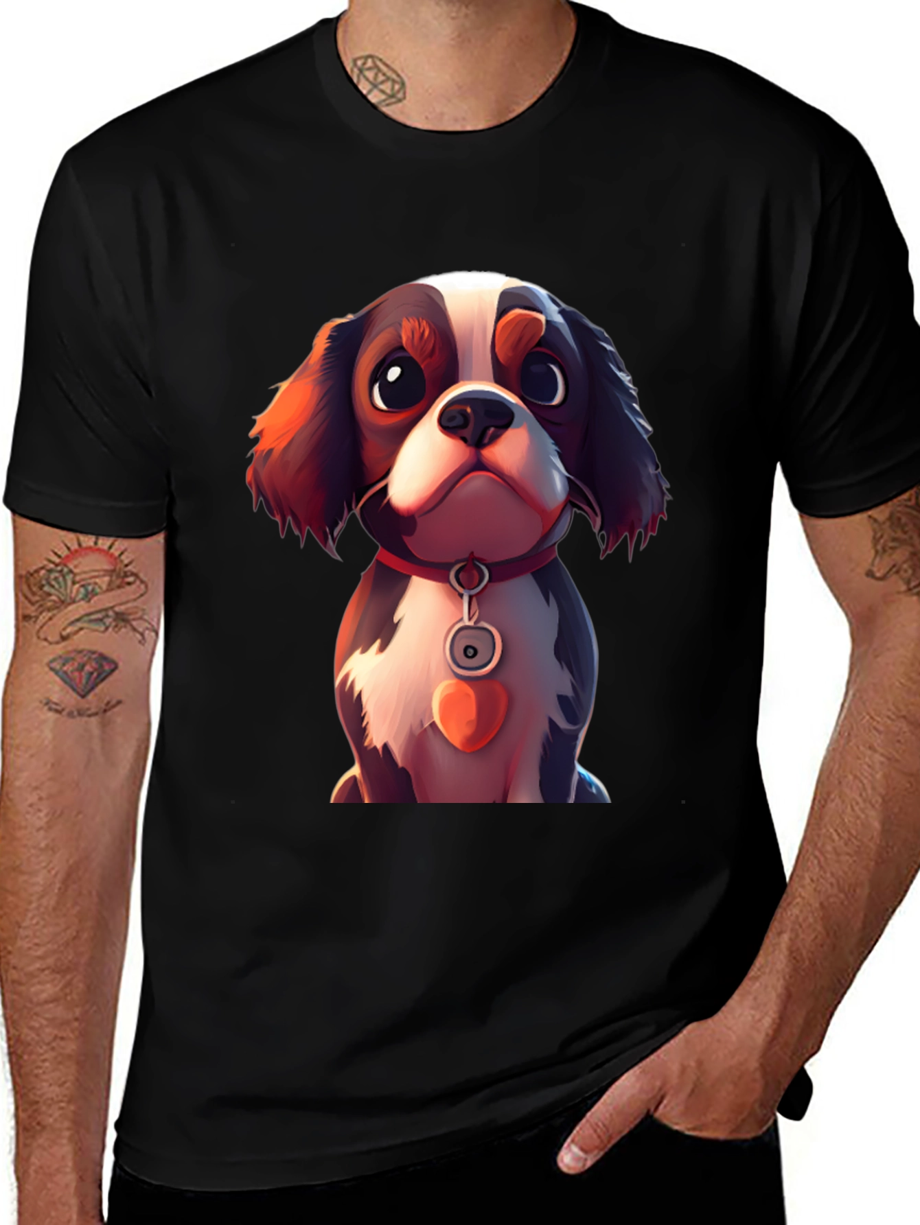 Variant 29 of Dog Lover T-Shirt - Cute Puppy Design