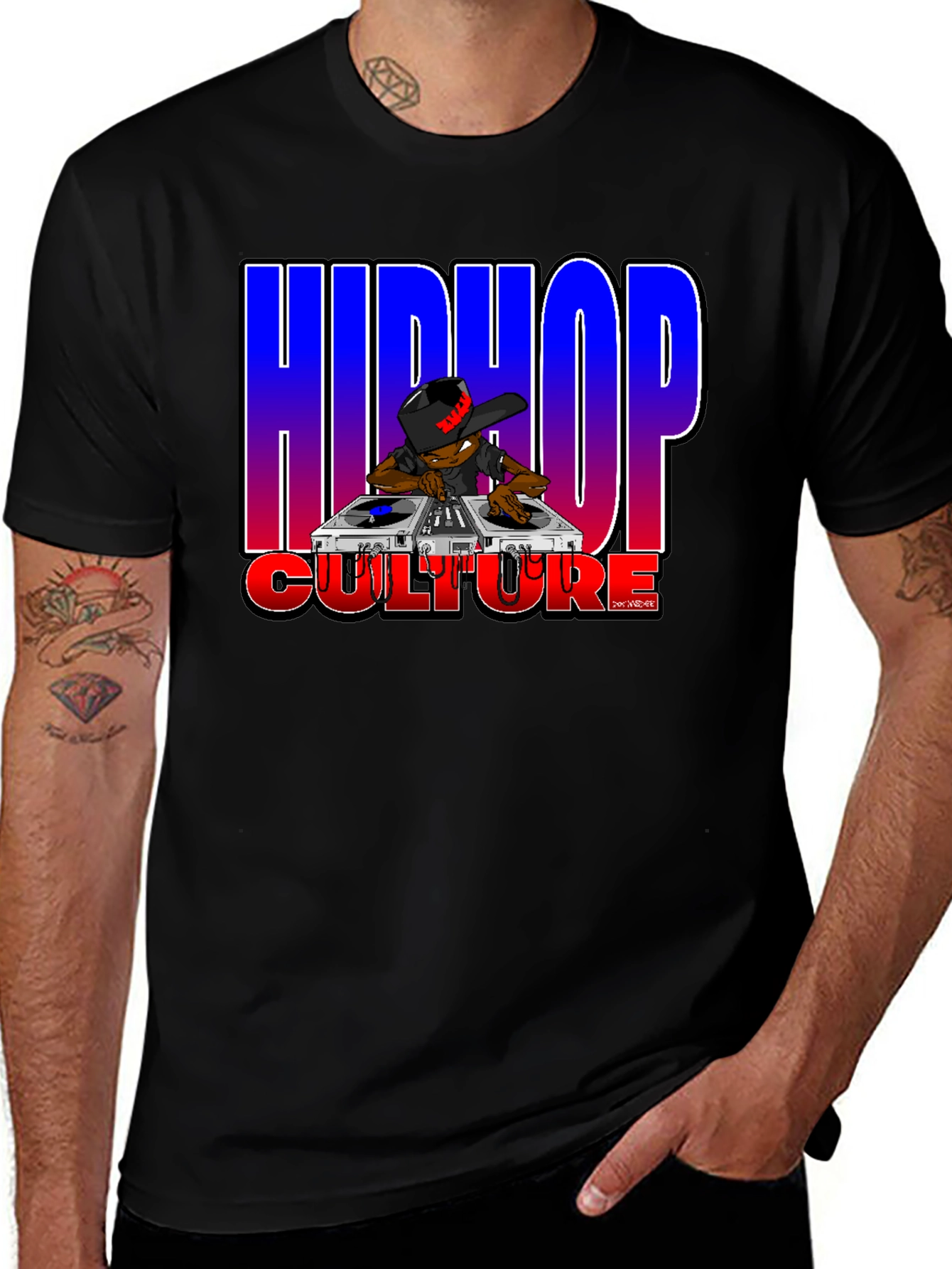 Variant 19 of Hip Hop Culture Graphic T-Shirt