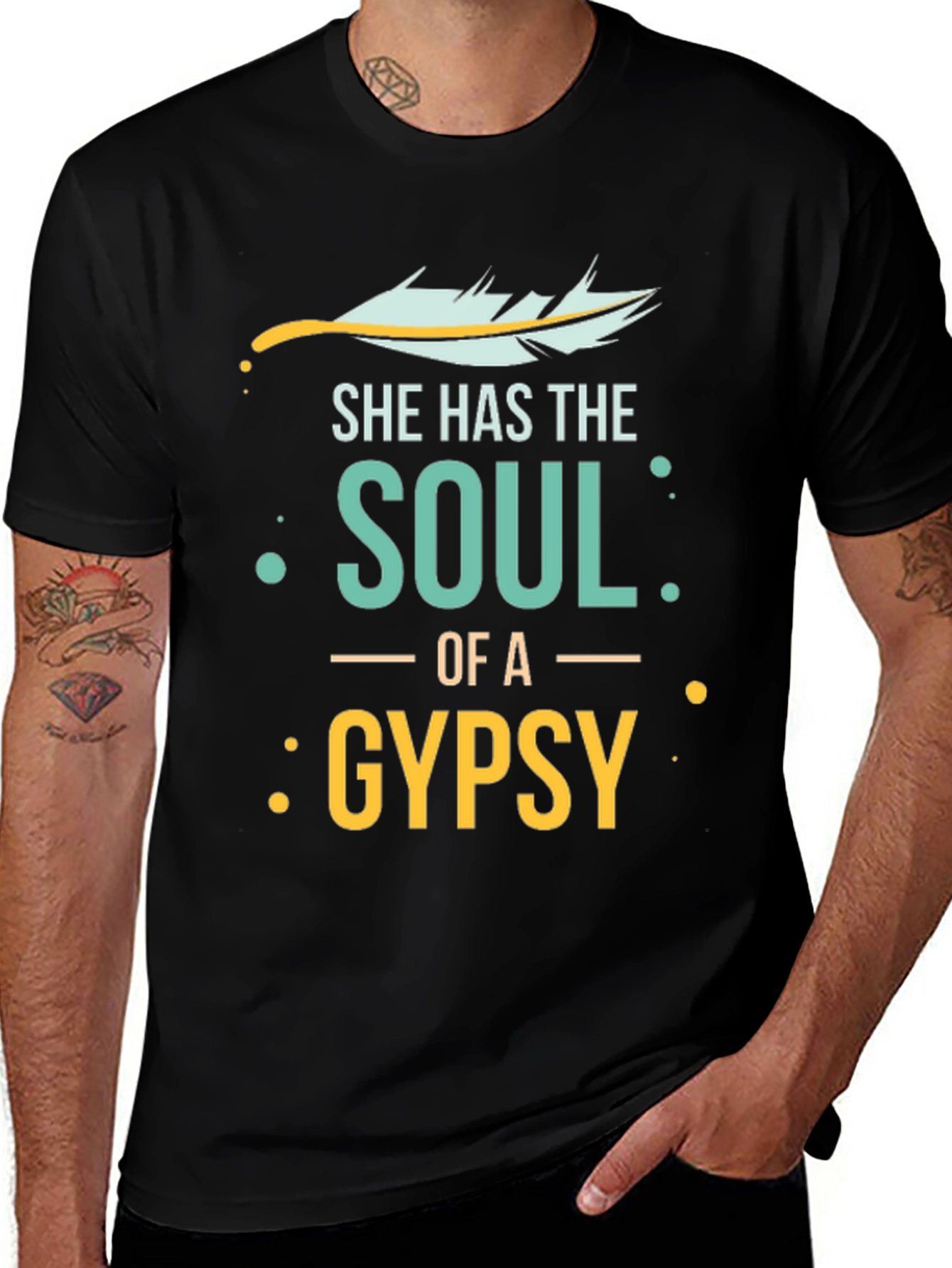 Variant 13 of Soul of a Gypsy Graphic Tee - Unisex