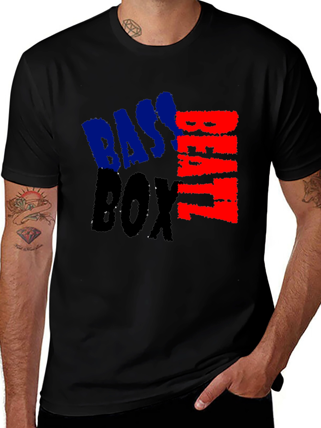 Variant 30 of Bass Beat Box Graphic Tee - Music Lover's T-Shirt