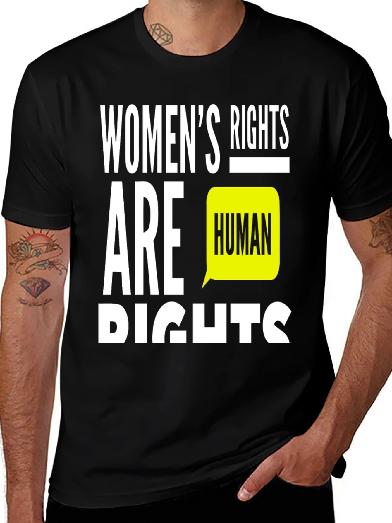 Variant 26 of Women's Rights Are Human Rights T-Shirt