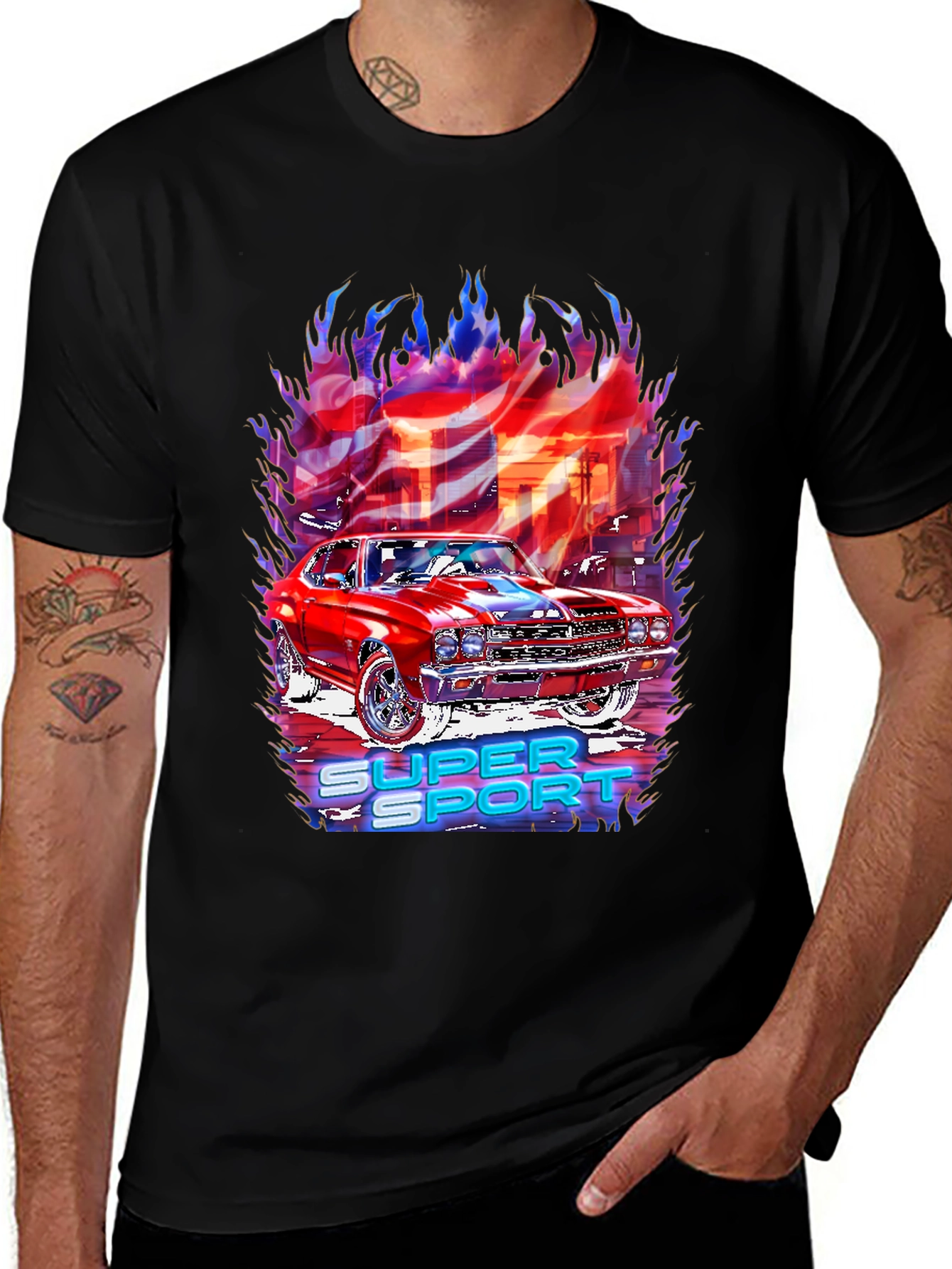 Variant 22 of Super Sport Car Graphic T-Shirt