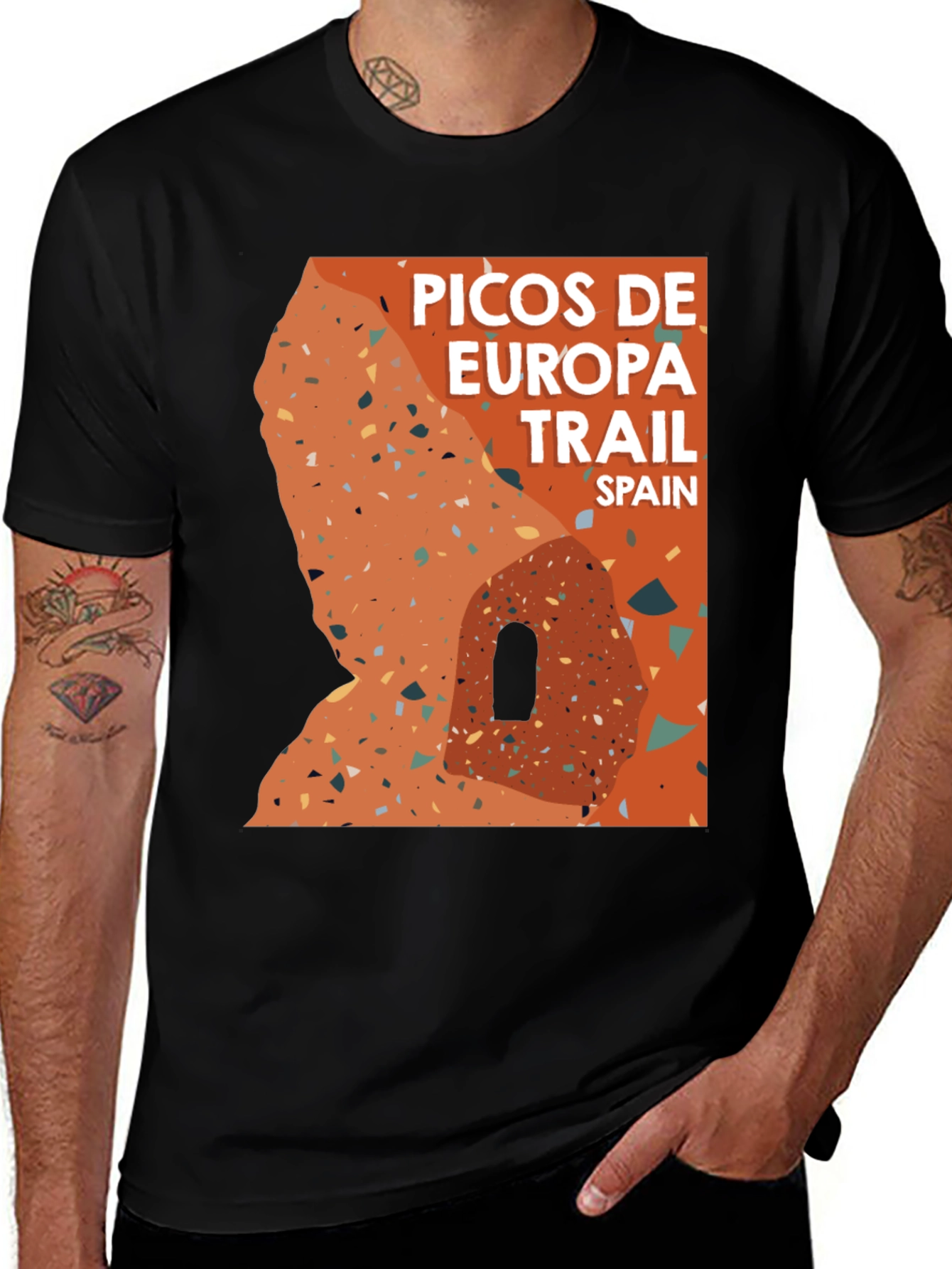 Variant 2 of Picos de Europa Trail Spain T-Shirt