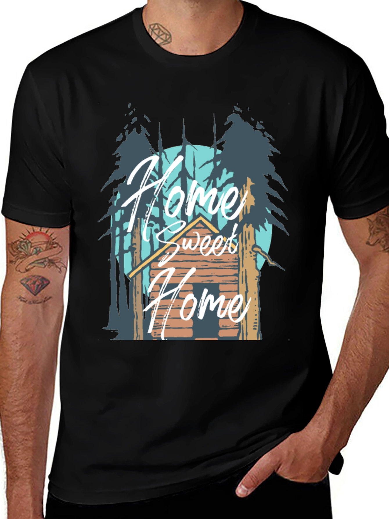 Variant 26 of Home Sweet Home Cabin T-Shirt