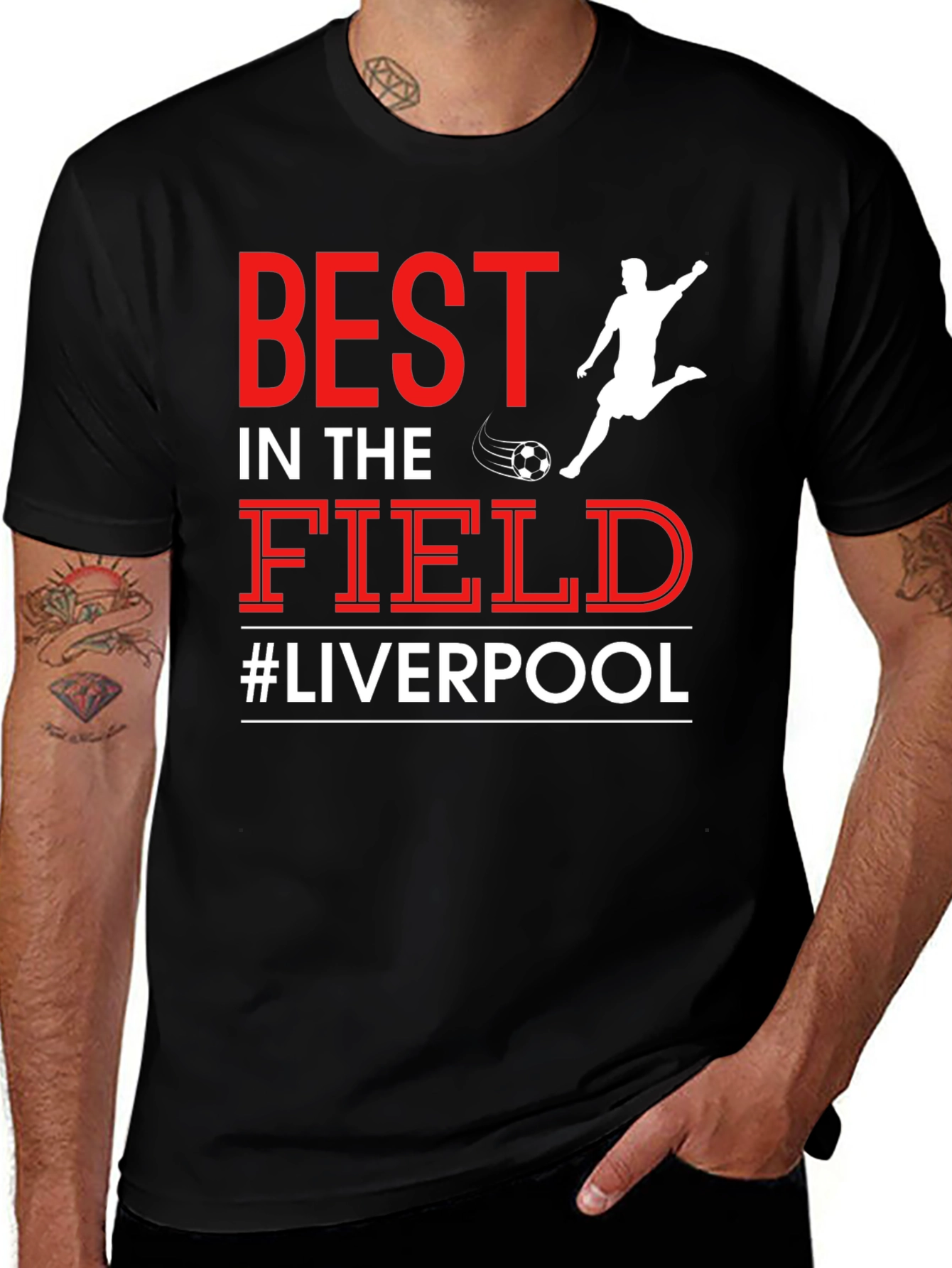 Variant 19 of Best in the Field Liverpool Soccer T-Shirt