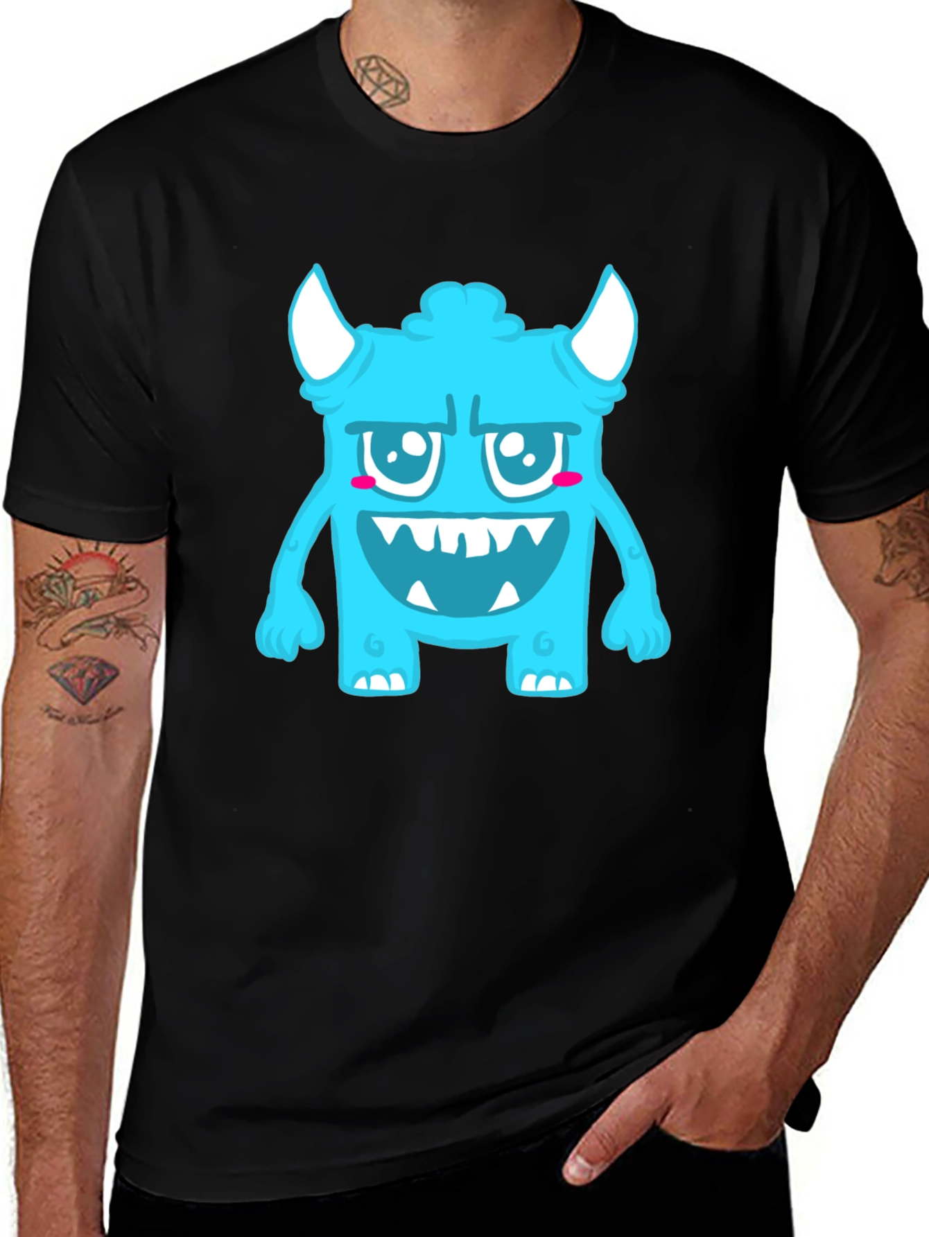 Variant 9 of Monster Graphic Tee - Fun & Unique Design