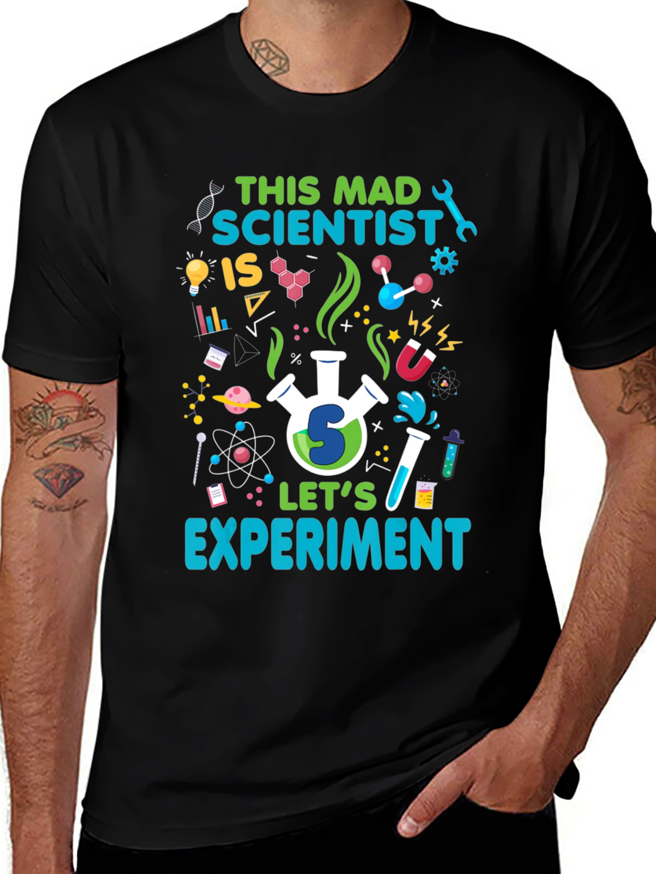 Mad Scientist Experiment T-Shirt - Science Tee
