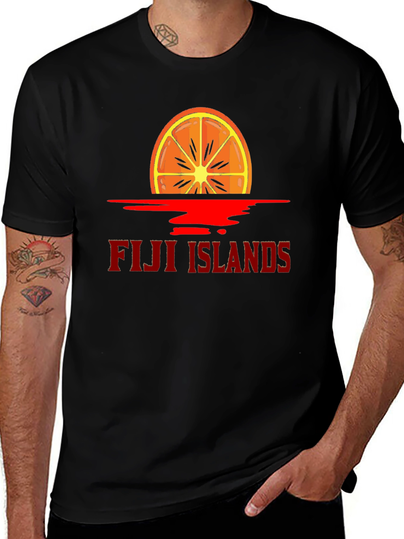Variant 11 of Fiji Islands Graphic Tee - Unique Tropical Style Shirt