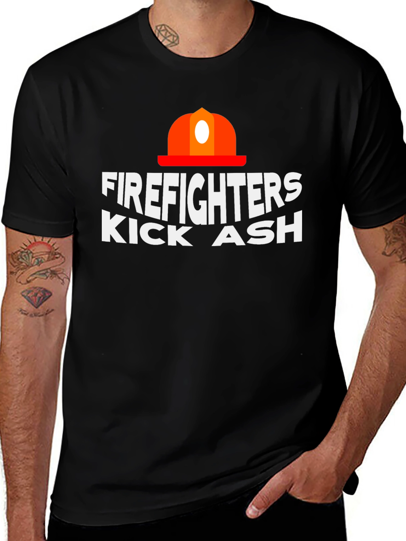 Variant 9 of Firefighters Kick Ash Graphic Tee