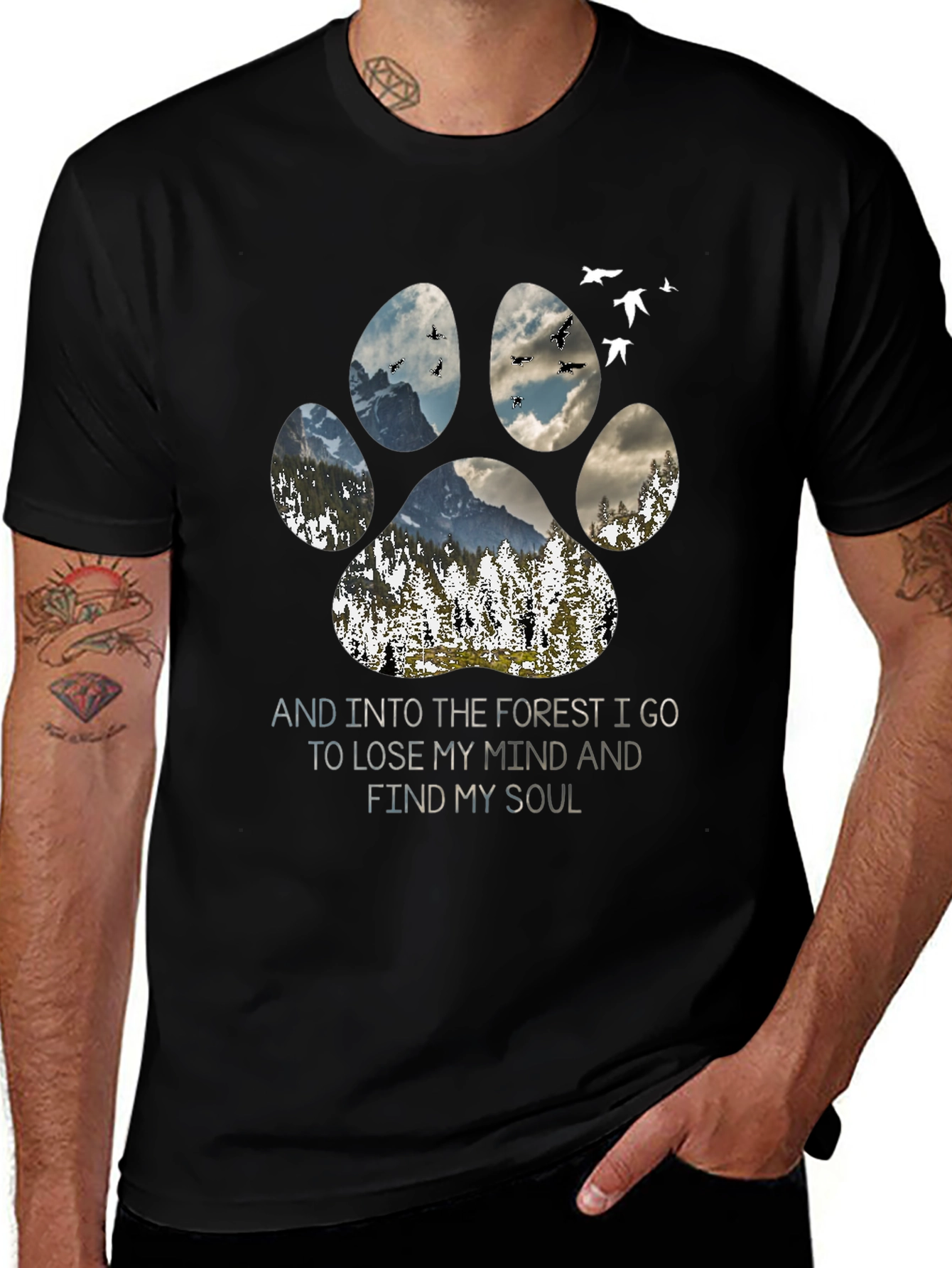 Variant 19 of Forest Soul T-Shirt: Adventure-Inspired Design