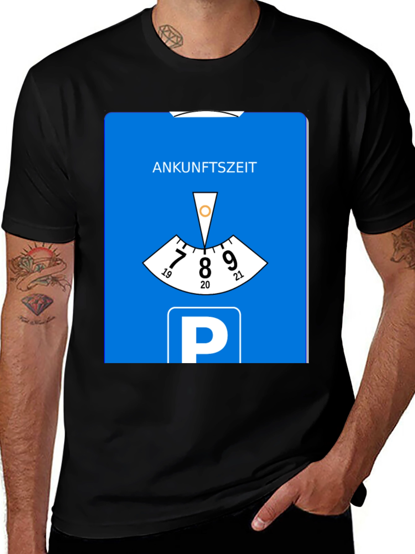 Variant 29 of Arrival Time Parking Tee