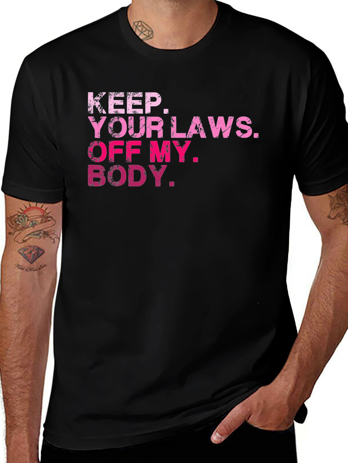Variant 23 of Keep Your Laws Off My Body Graphic Tee