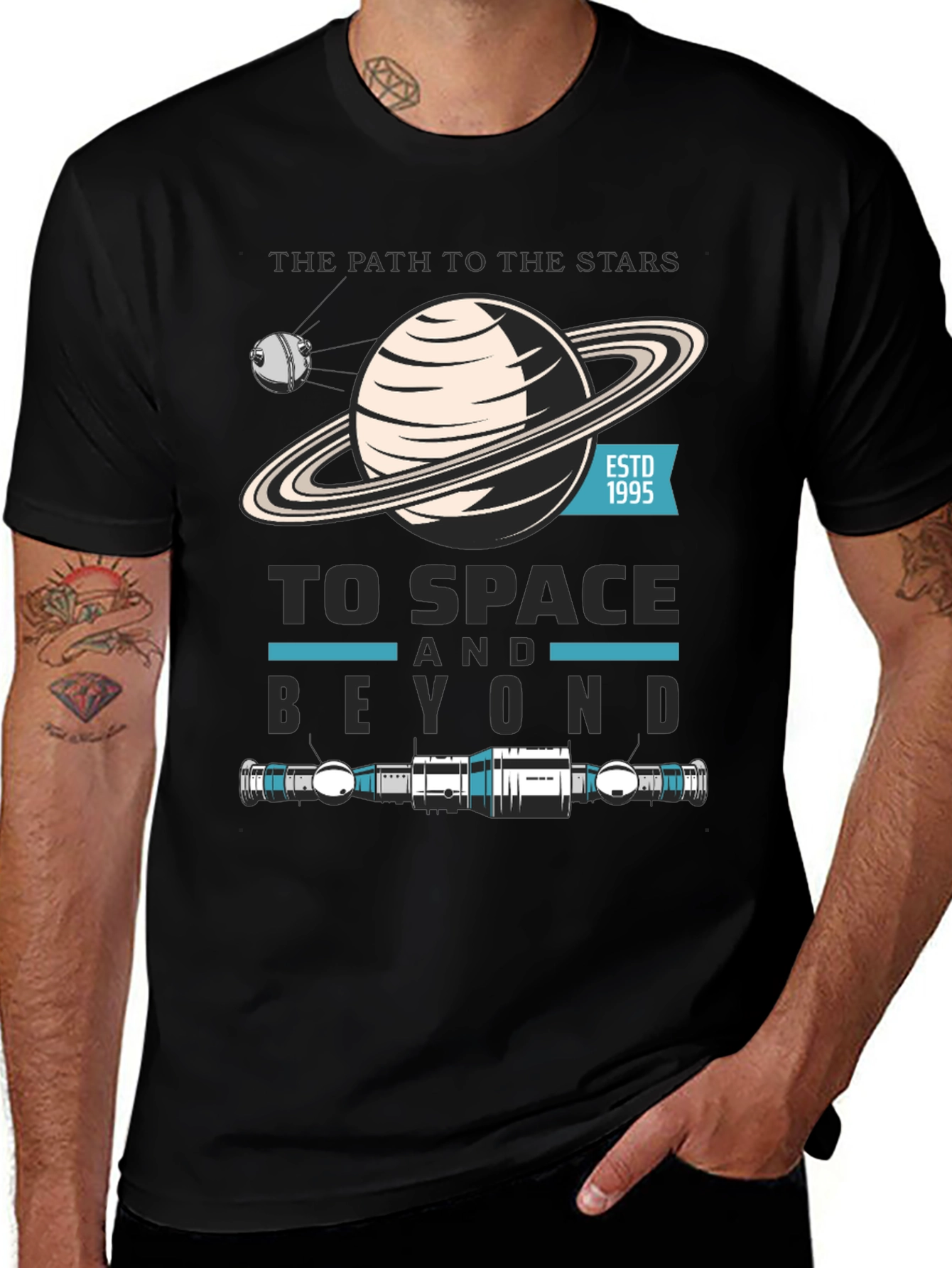 Variant 18 of Space Exploration T-Shirt