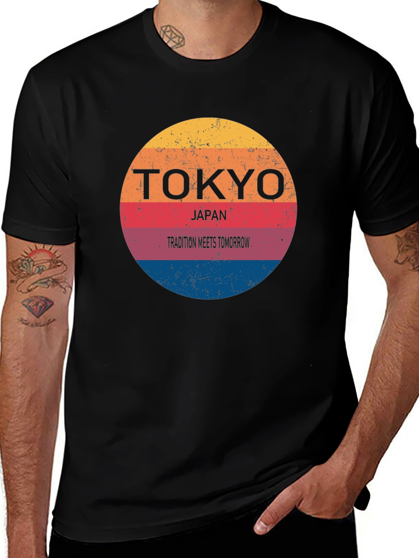 Tokyo Japan Graphic Tee - Tradition Meets Tomorrow