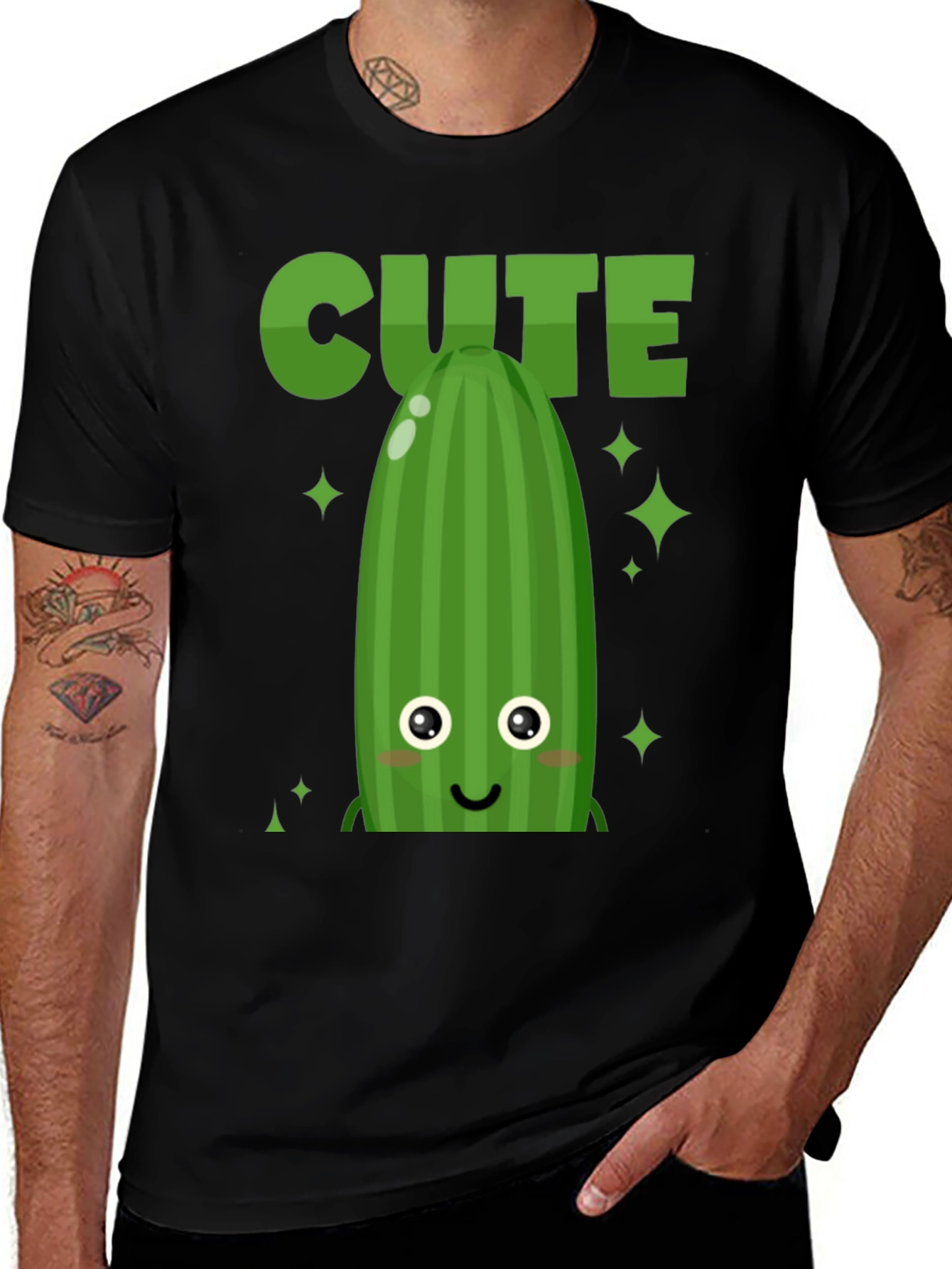 Cute Cucumber Graphic Tee - Unisex