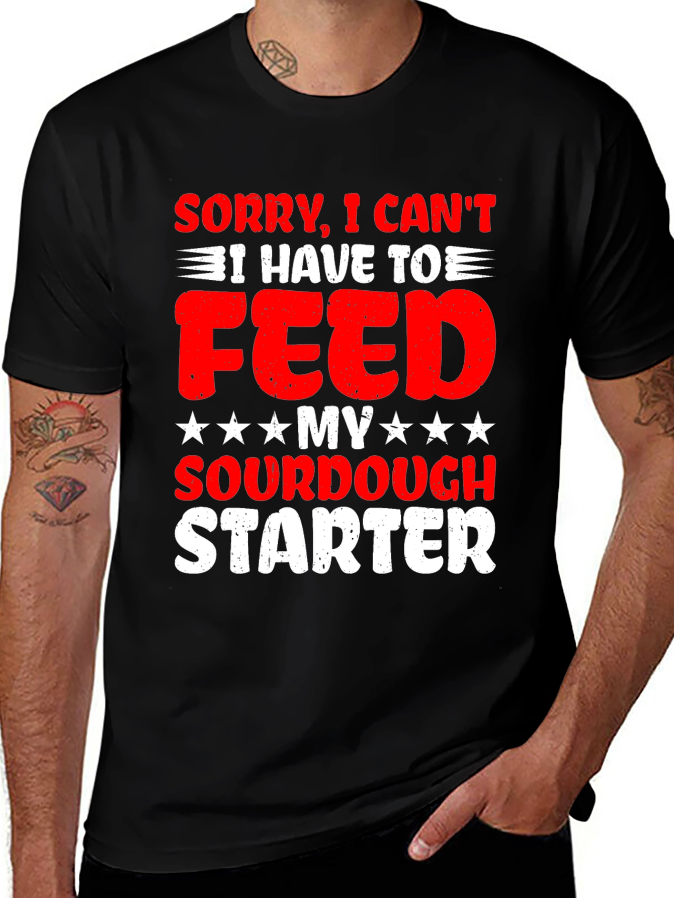 Variant 5 of Sourdough Starter T-Shirt: Funny Baking Tee