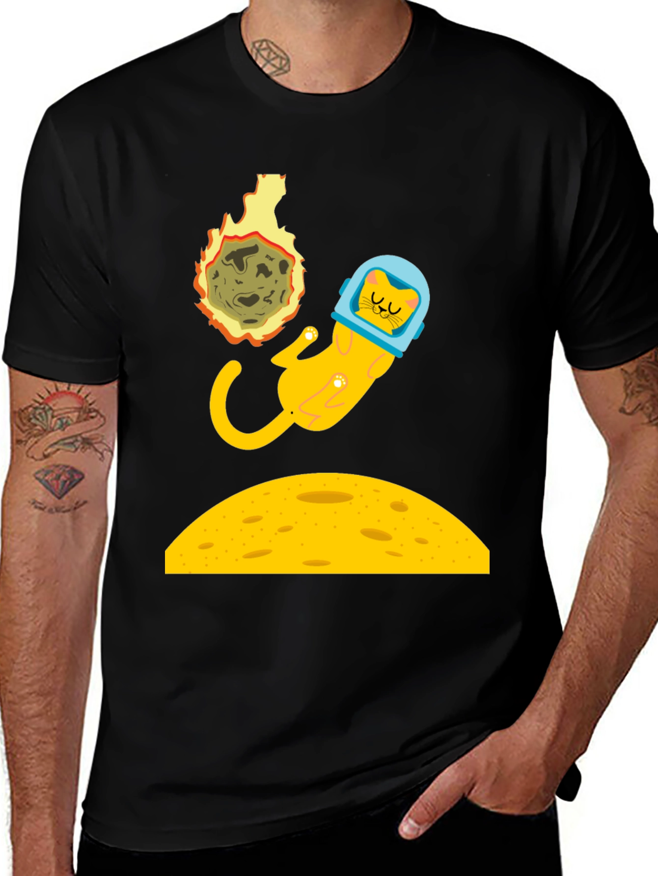 Variant 8 of Astronaut Cat T-Shirt
