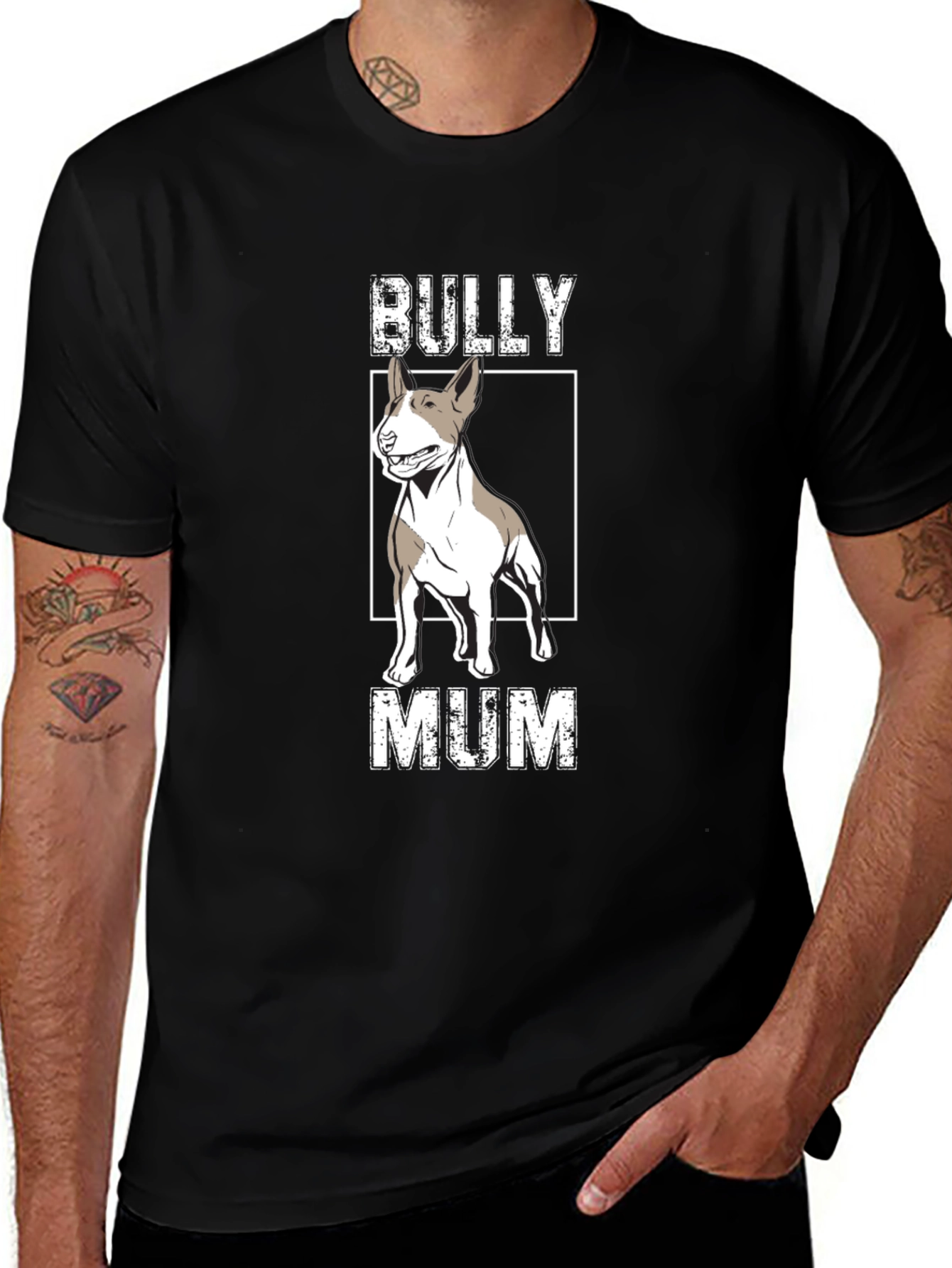 Bully Mum T-Shirt - Dog Lover Tee