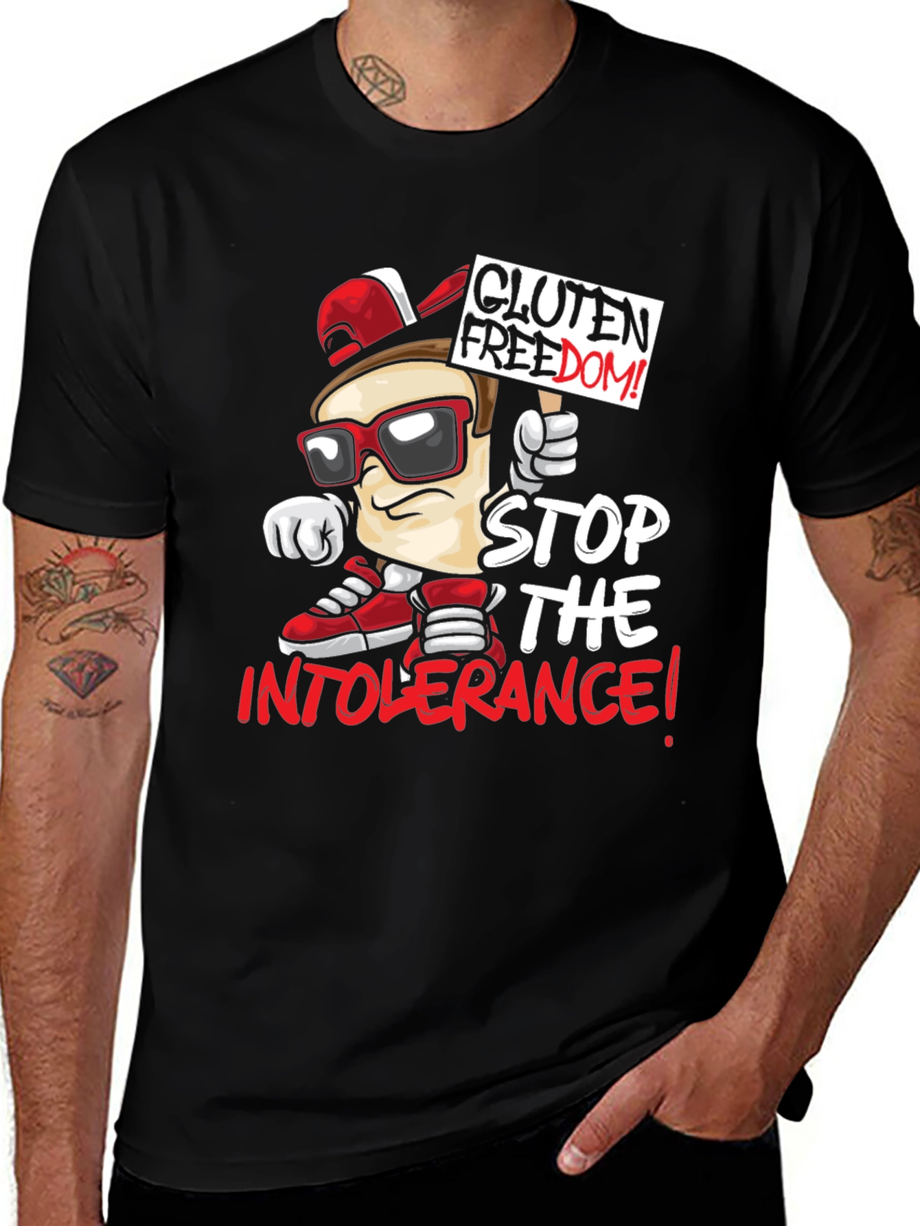 Gluten Freedom T-Shirt - Stop The Intolerance!