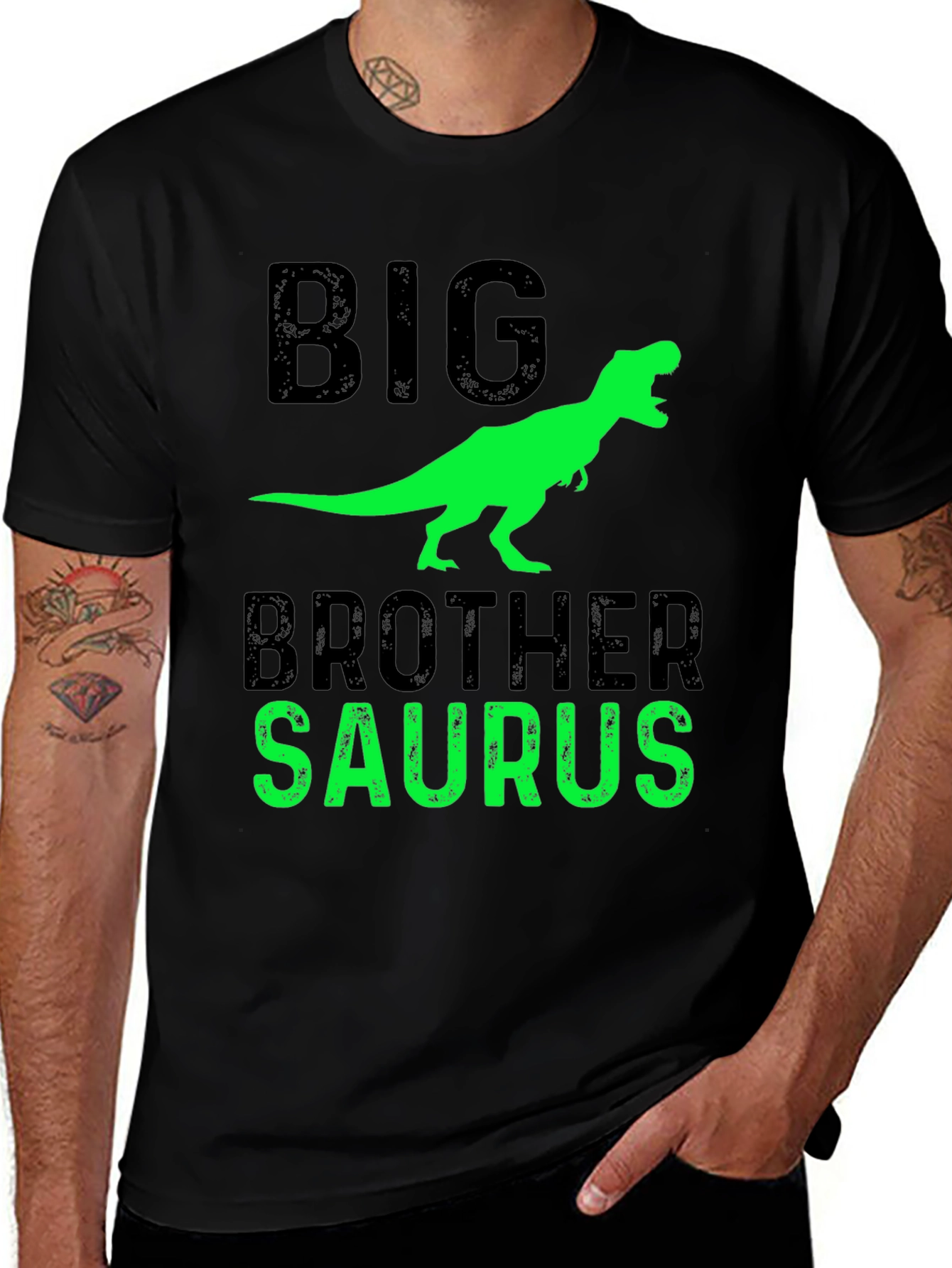 Big Brother Saurus T-Shirt - Dinosaur Tee