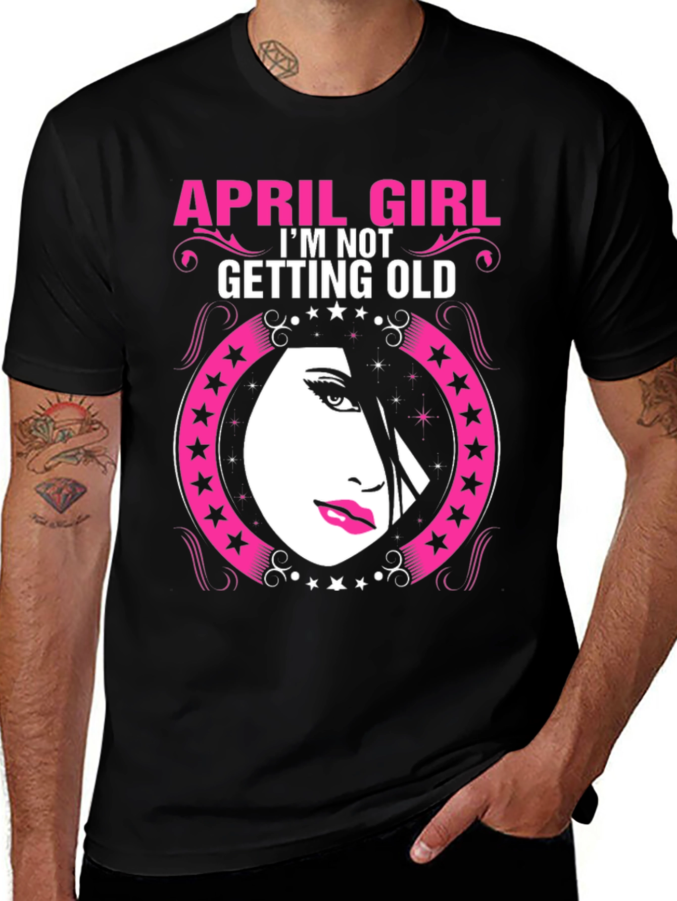 Variant 28 of April Girl T-Shirt - Birthday Gift