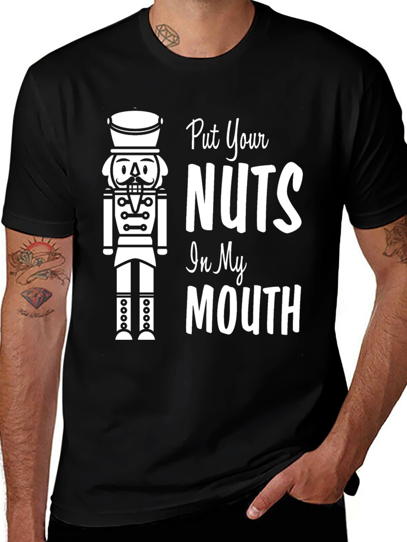 Variant 11 of Nutcracker Graphic Tee - Funny Holiday Humor Shirt