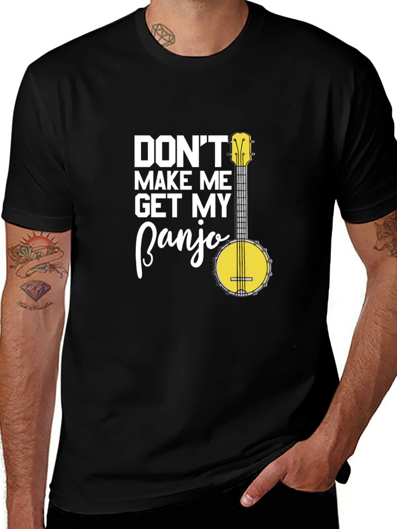 Don't Make Me Get My Banjo Graphic T-Shirt