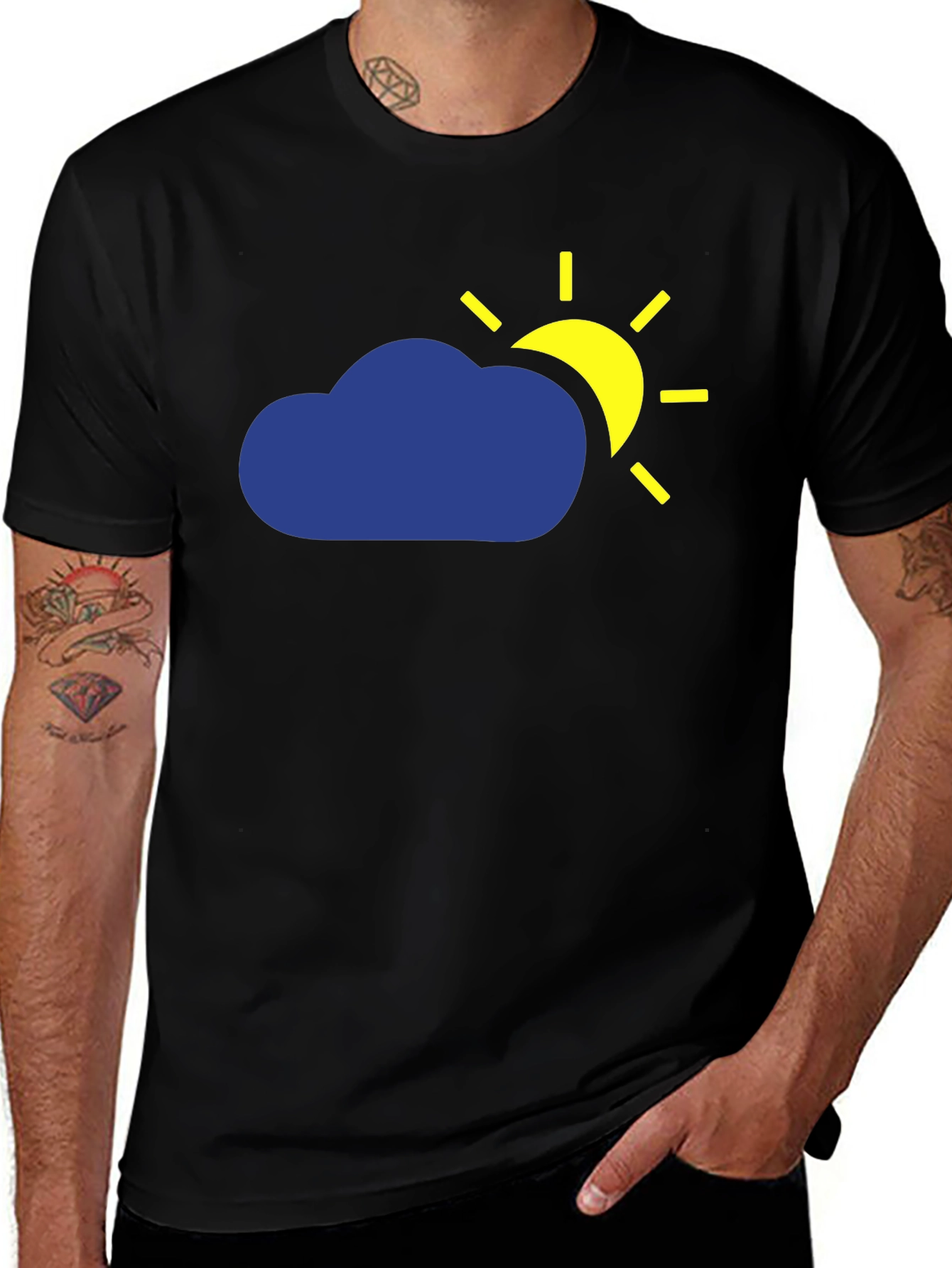 Variant 19 of Cloudy with a Chance of Sunshine Tee
