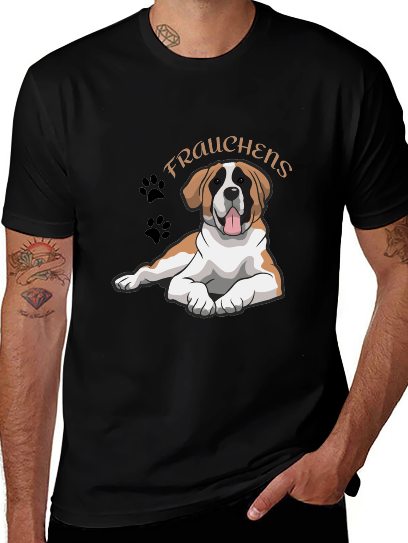 Variant 30 of Frauchens Dog T-Shirt, Cute Pet Lover Tee