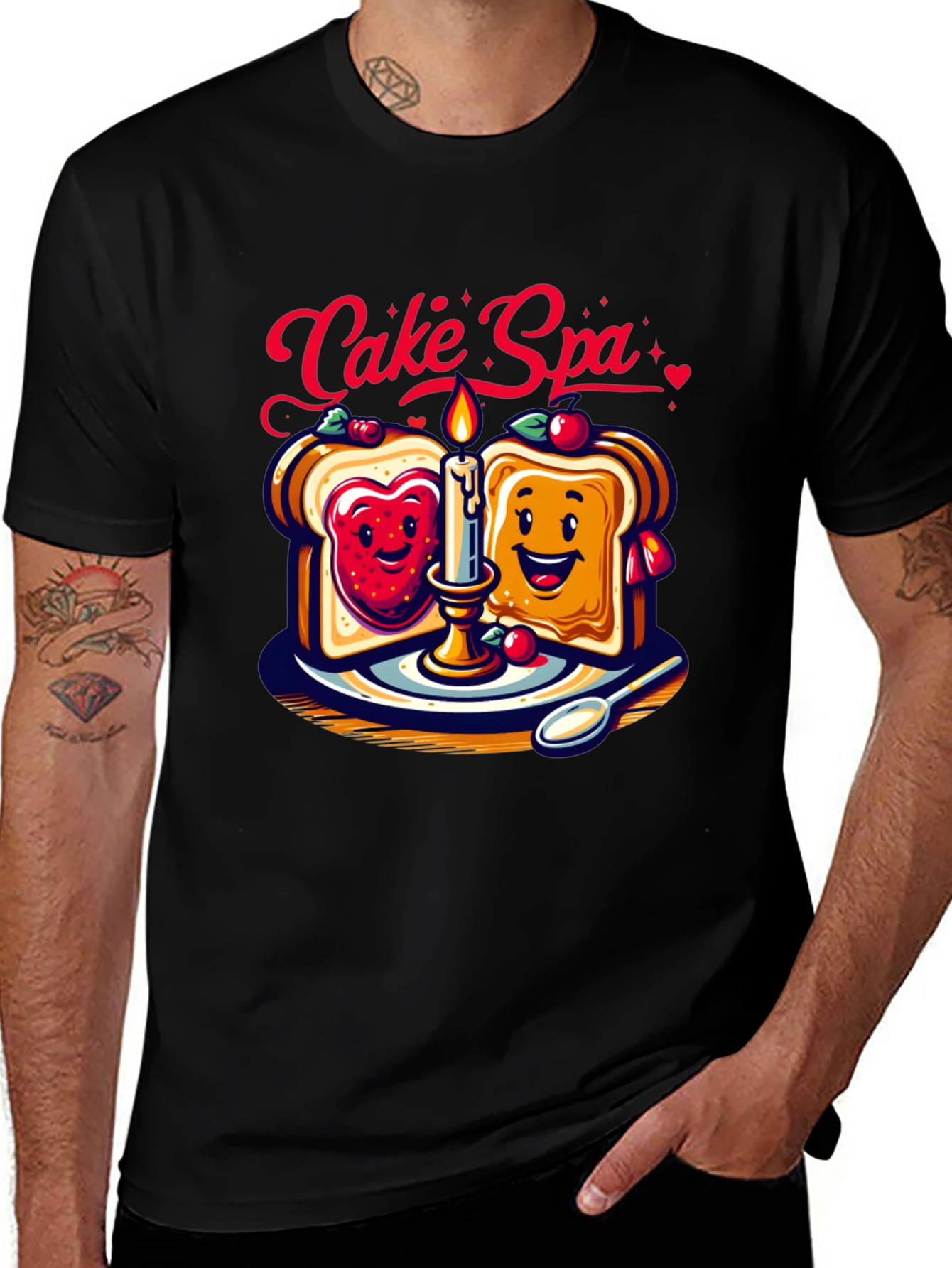 Cake Spa T-Shirt: Sweet Toast Design