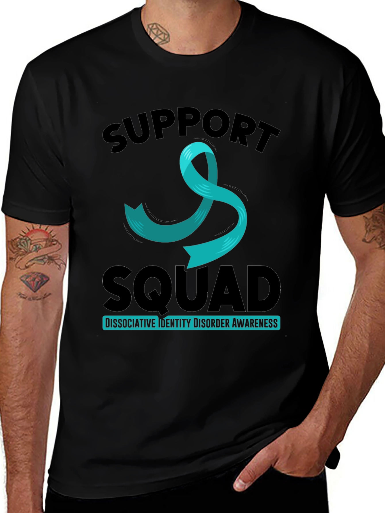Variant 27 of Support Squad Dissociative Identity Disorder Awareness T-Shirt