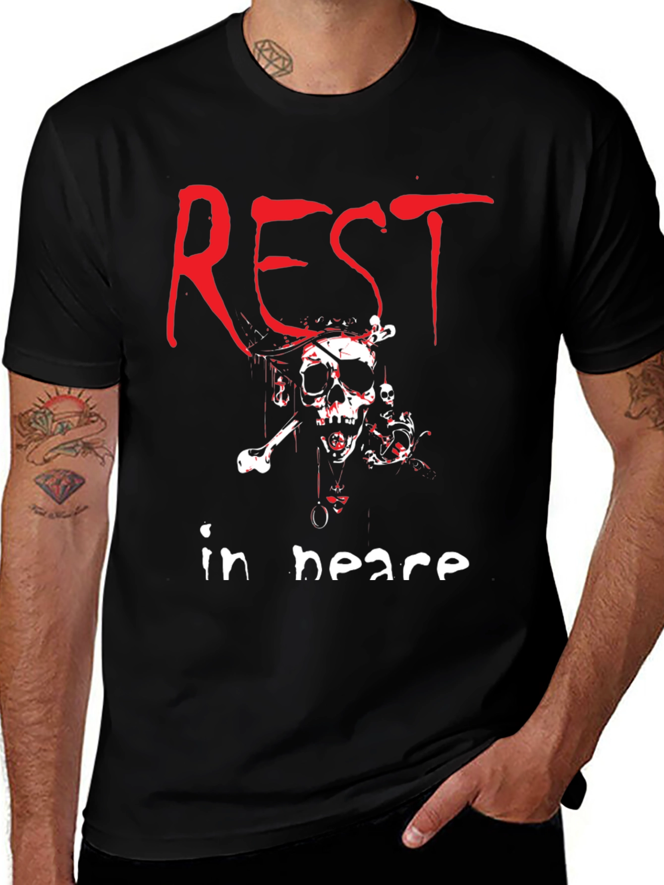Variant 6 of Rest in Peace Graphic T-Shirt