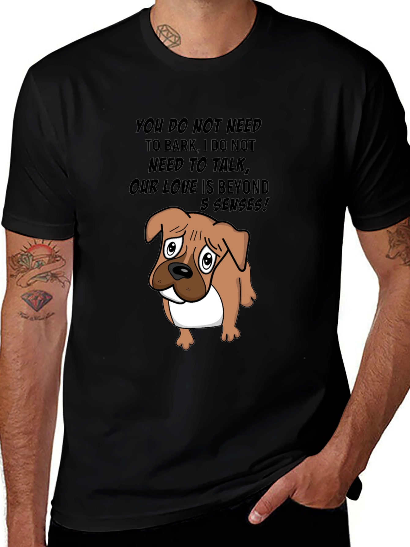 Variant 24 of Dog Lover Tee: Beyond 5 Senses