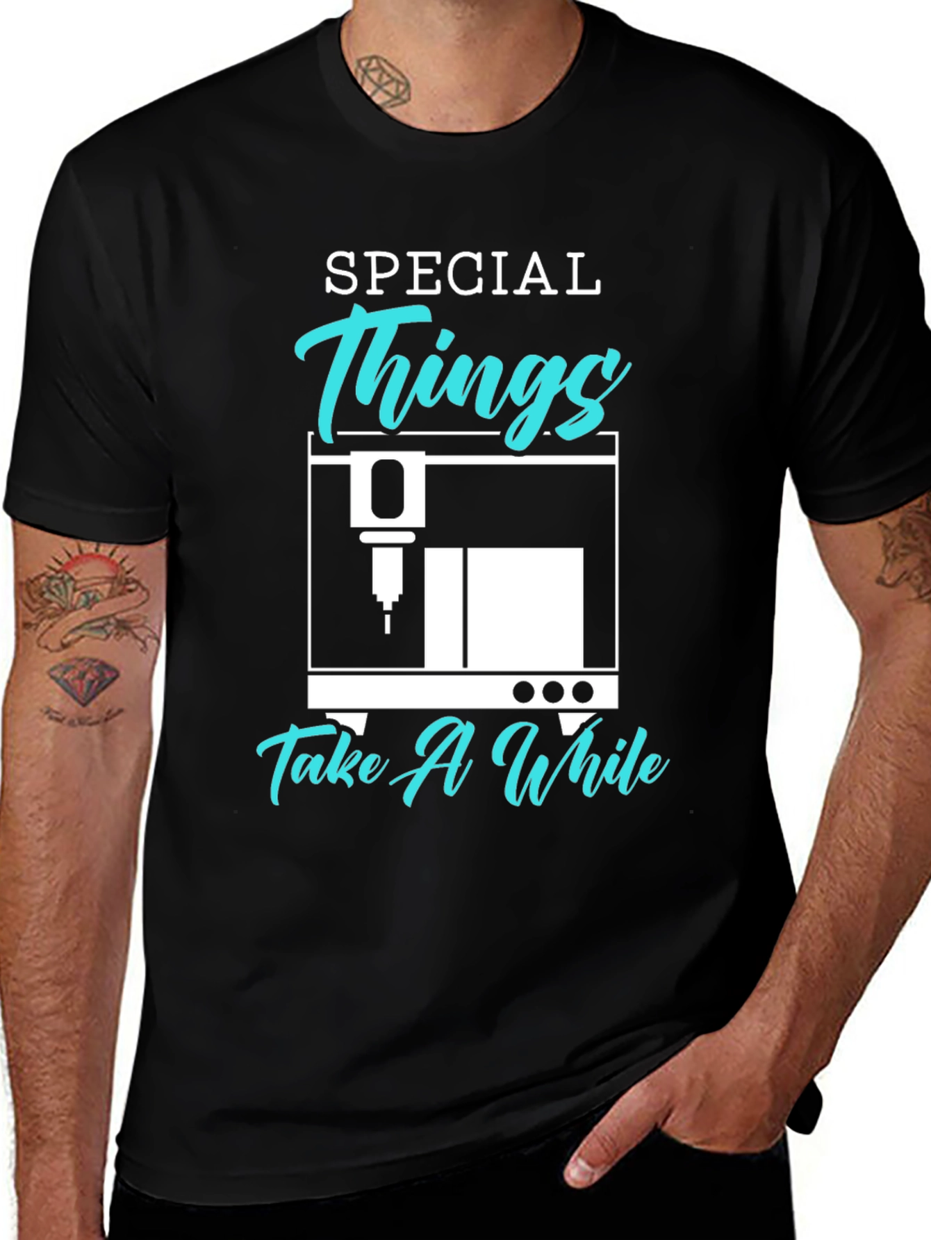 Special Things CNC T-Shirt - Cool Design
