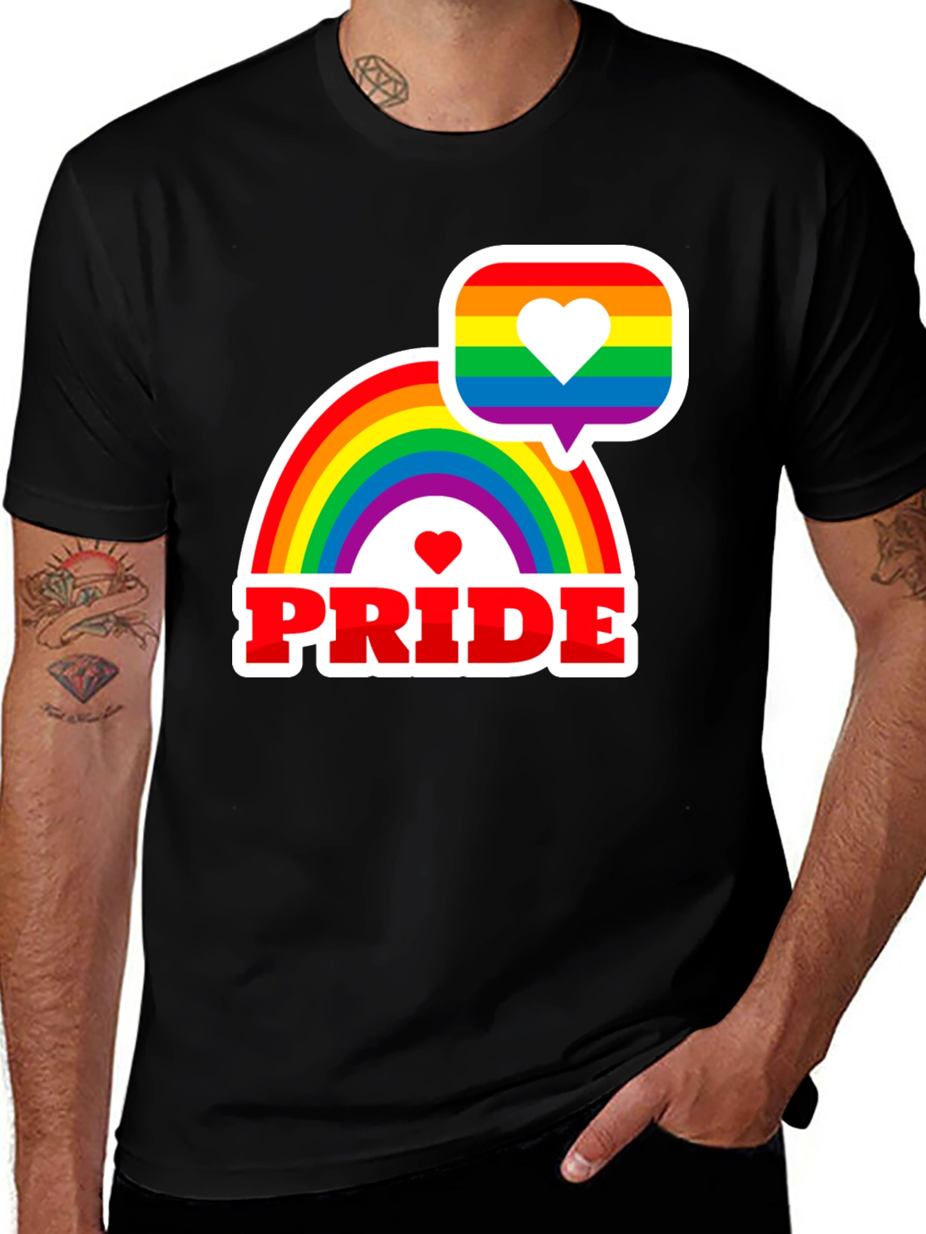Variant 27 of Pride Rainbow Graphic Tee