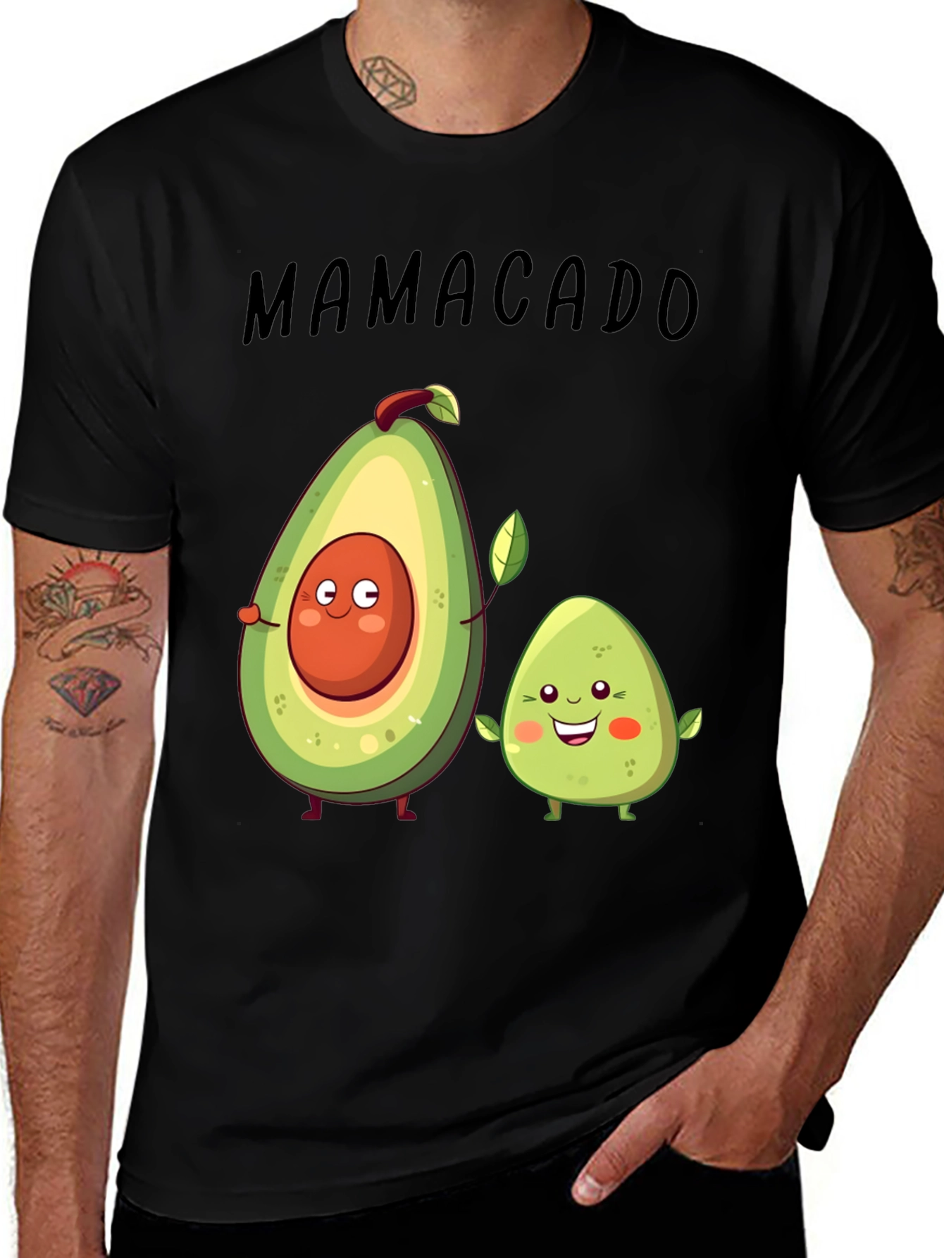 Variant 26 of Mamacado Avocado Graphic Tee - Cute & Trendy