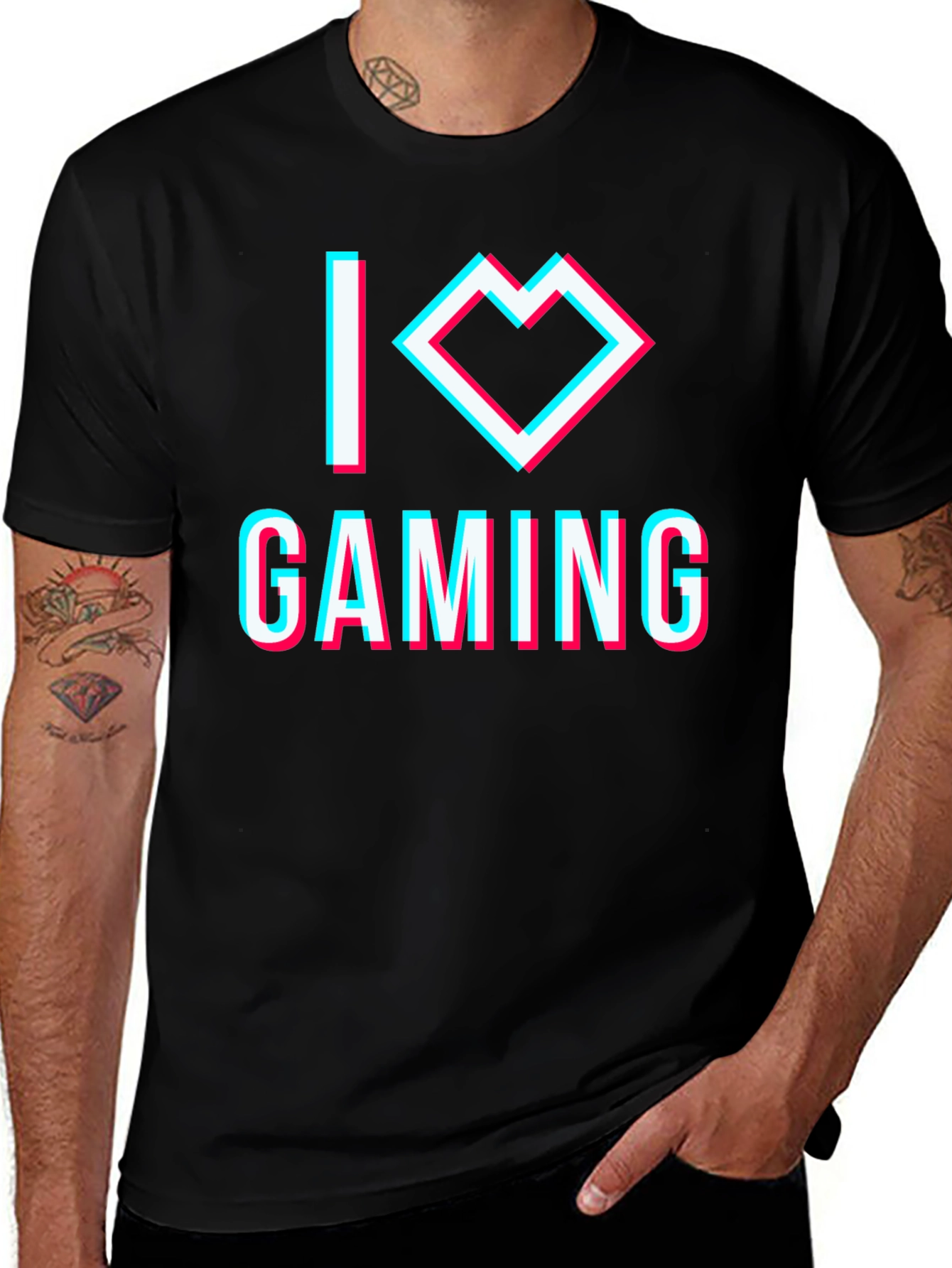 Variant 23 of I Love Gaming T-Shirt - Gamer Apparel