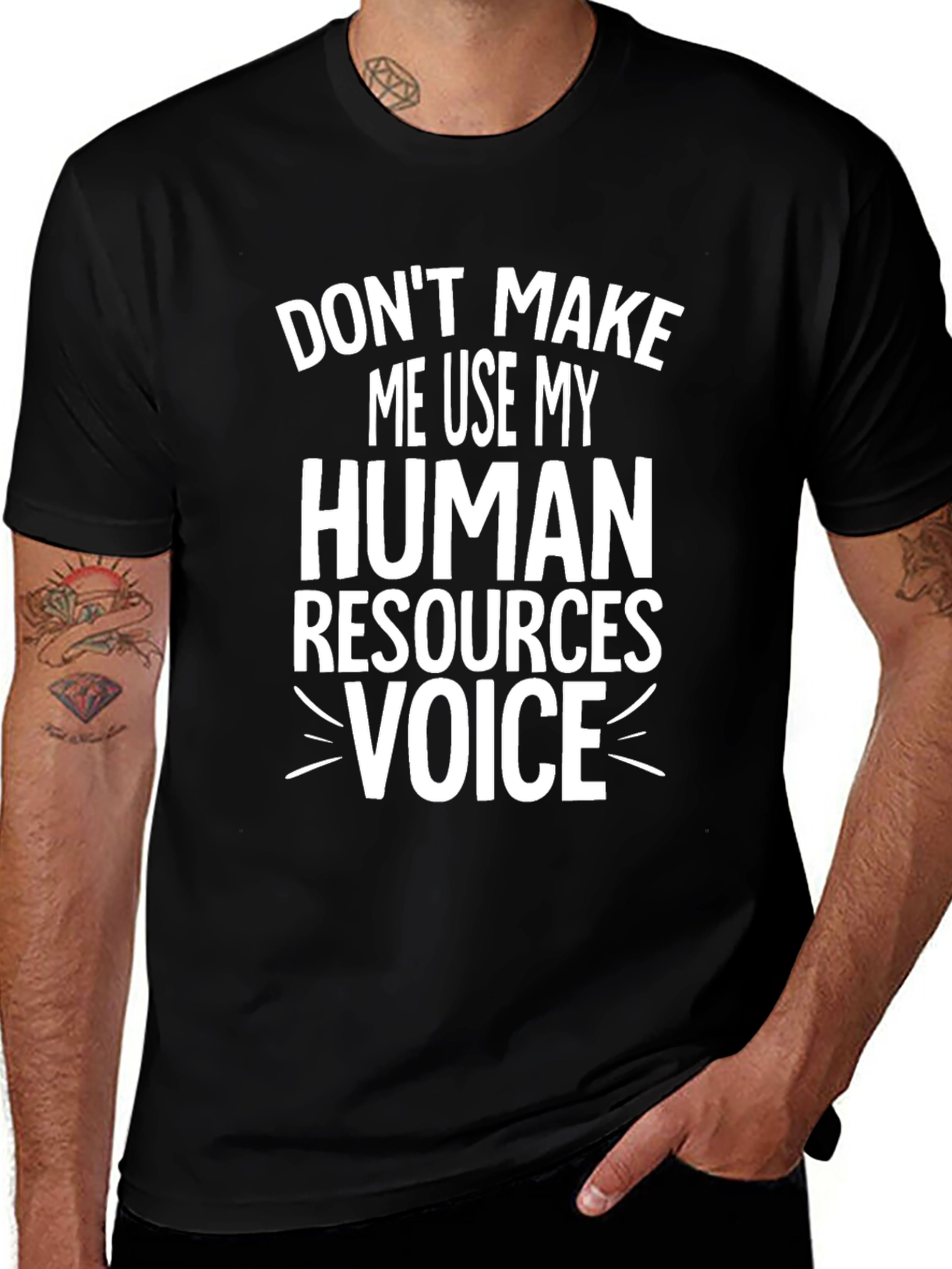 HR Voice T-Shirt: Funny Human Resources Gift Tee