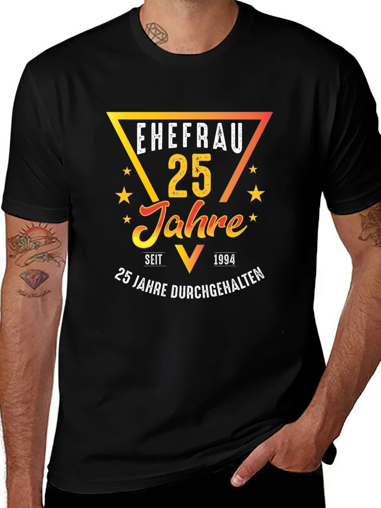 Ehefrau 25 Jahre T-Shirt: Anniversary Gift