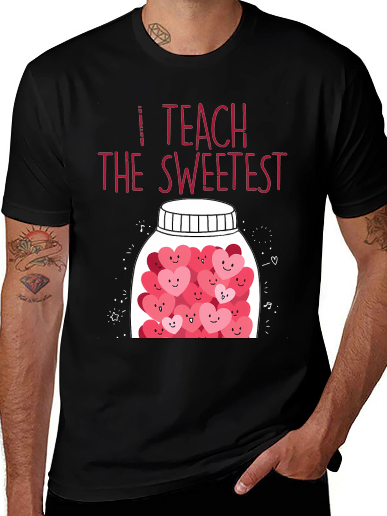 Variant 11 of Sweetest Hearts Teacher T-Shirt