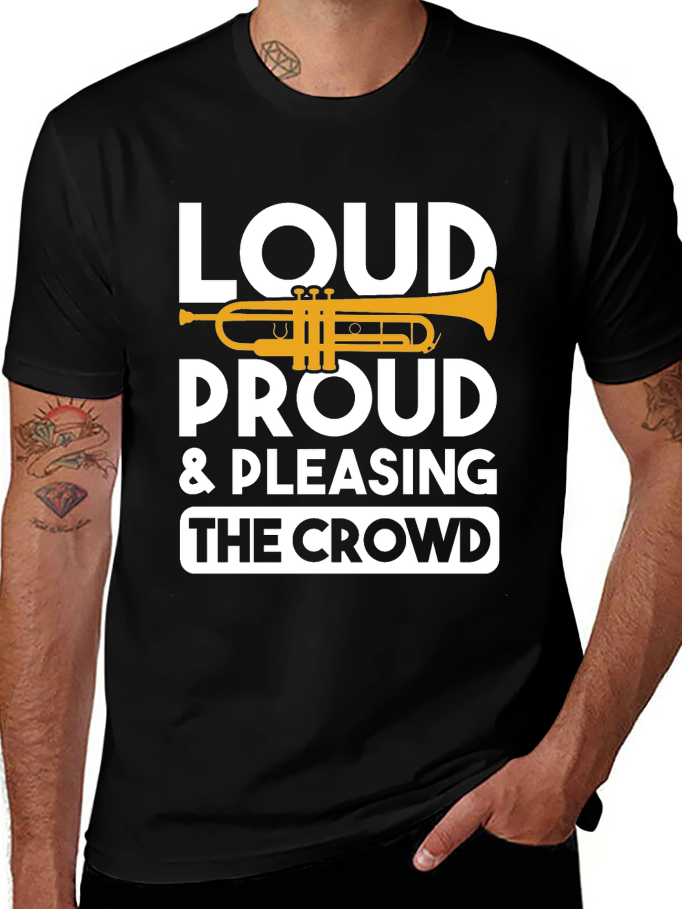 Variant 2 of Loud Proud Trumpet Graphic Tee
